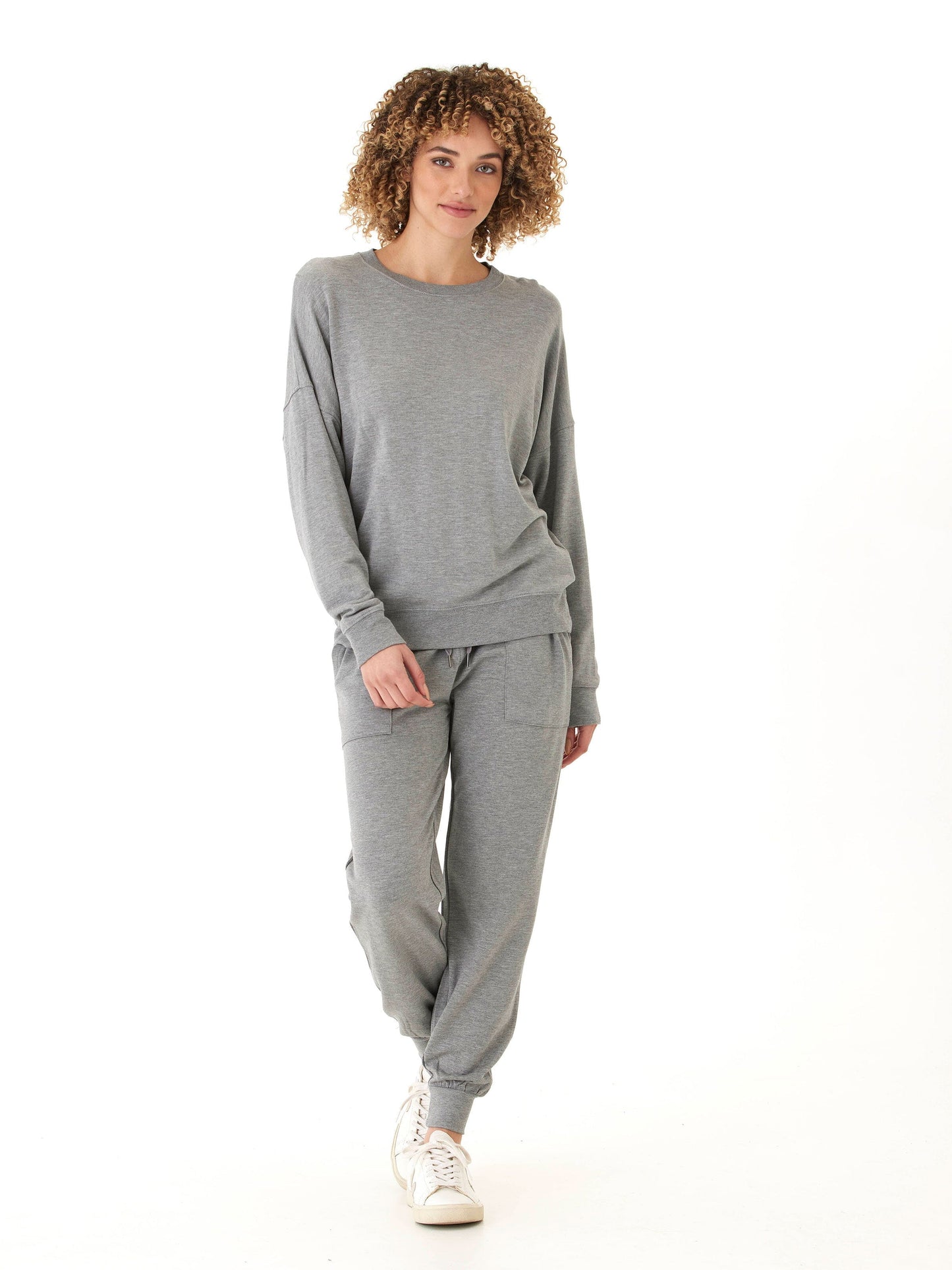 Liara Feather Fleece Pocket Jogger