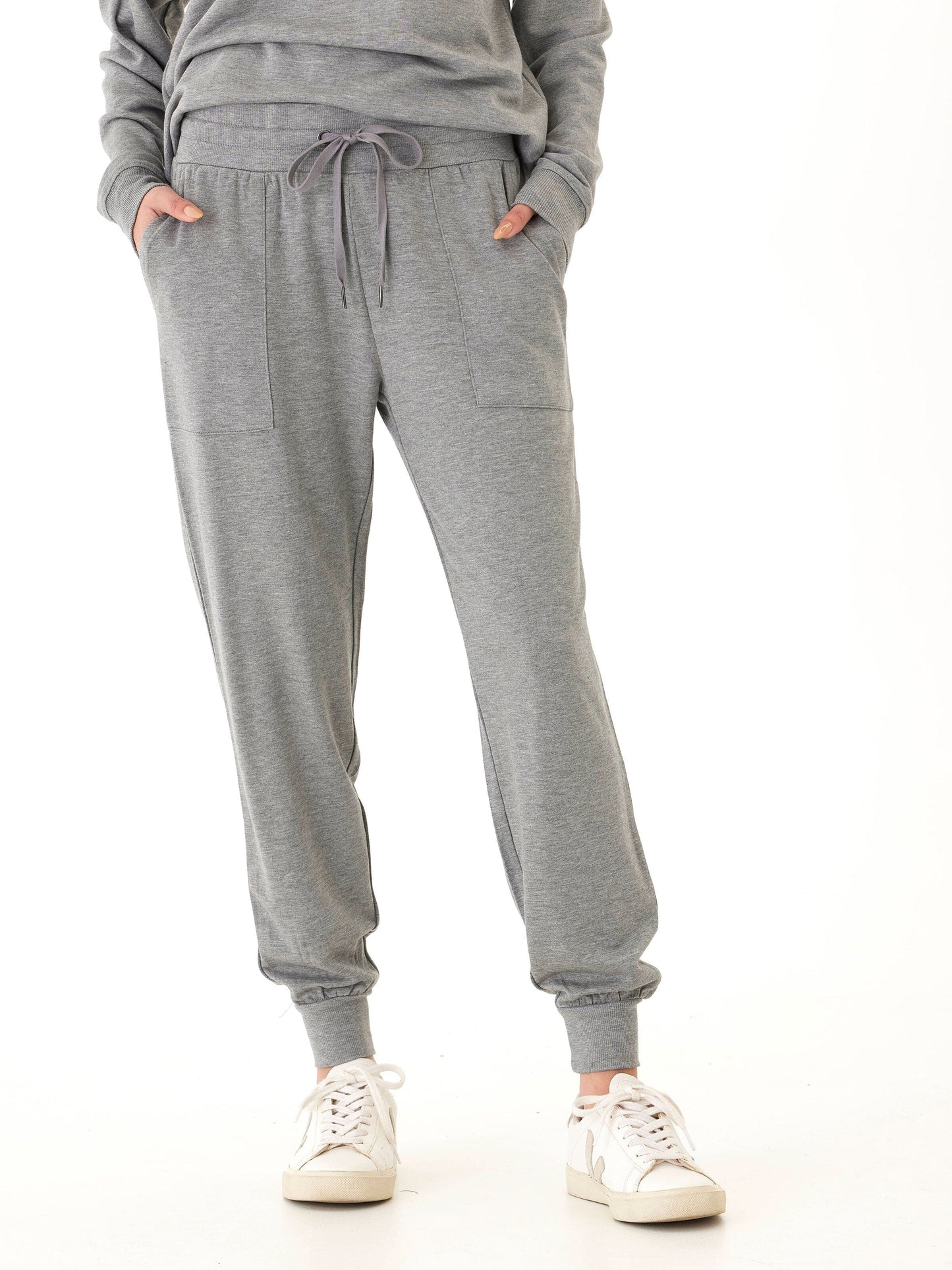 Liara Feather Fleece Pocket Jogger