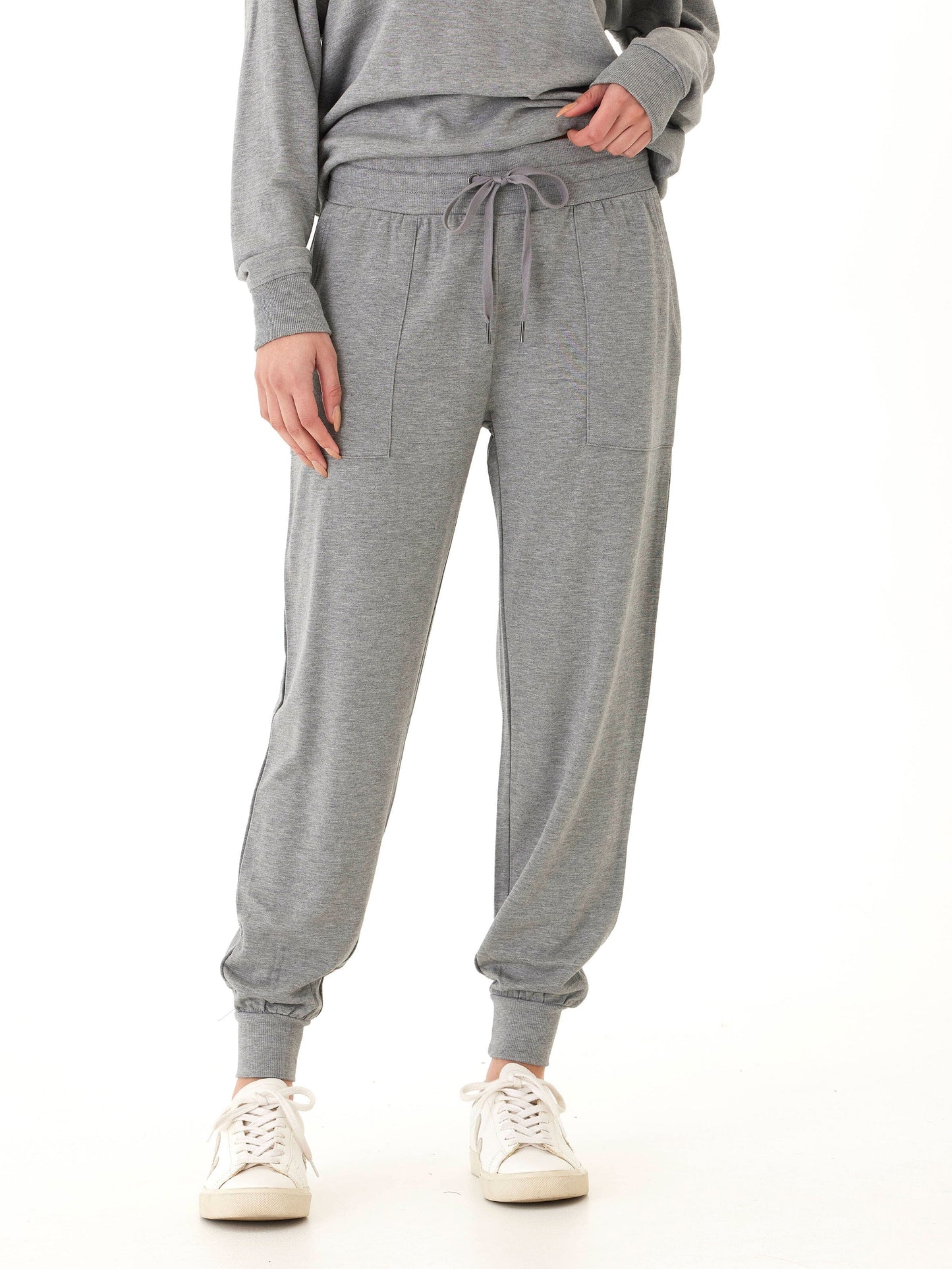 Liara Feather Fleece Pocket Jogger