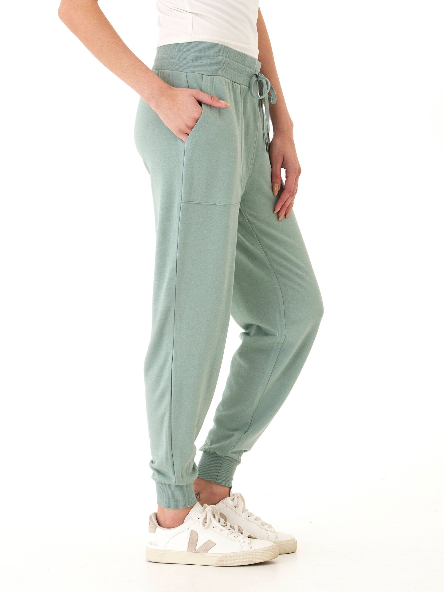 Liara Feather Fleece Pocket Jogger