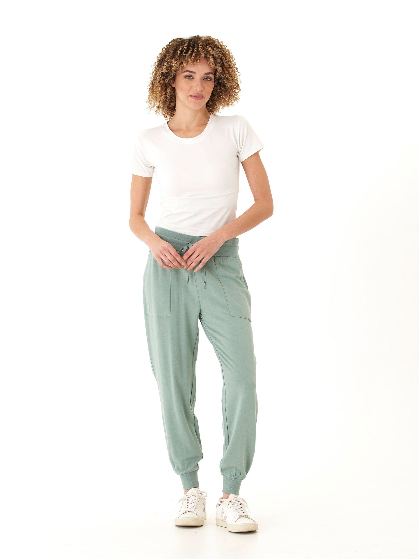 Liara Feather Fleece Pocket Jogger