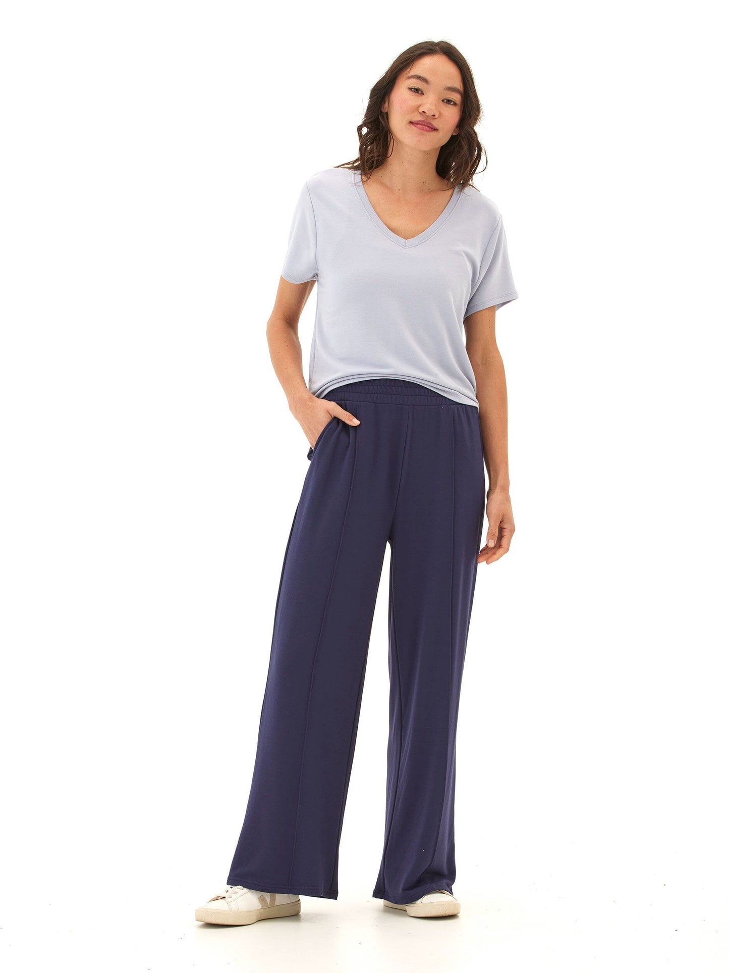 Angela Modal Terry Wide Leg Pant