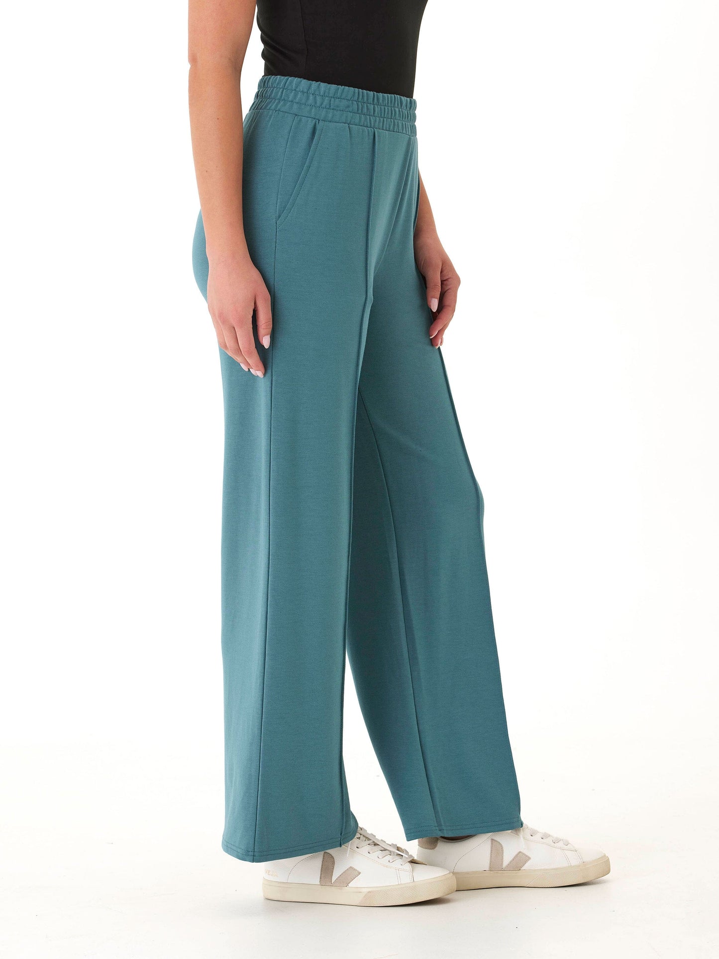 Angela Modal Terry Wide Leg Pant