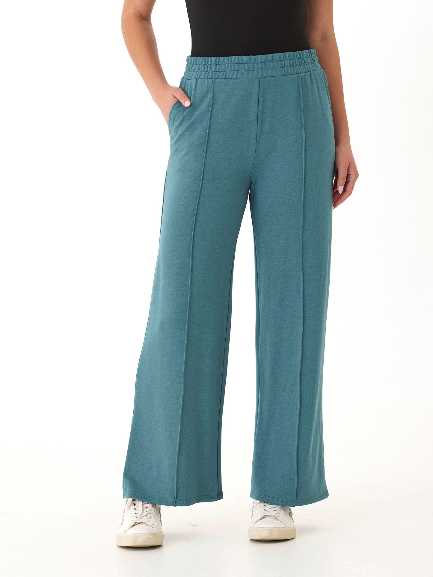 Angela Modal Terry Wide Leg Pant