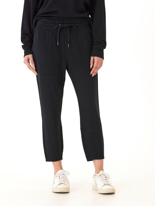Bex Feather Fleece Panel Crop Jogger 23"