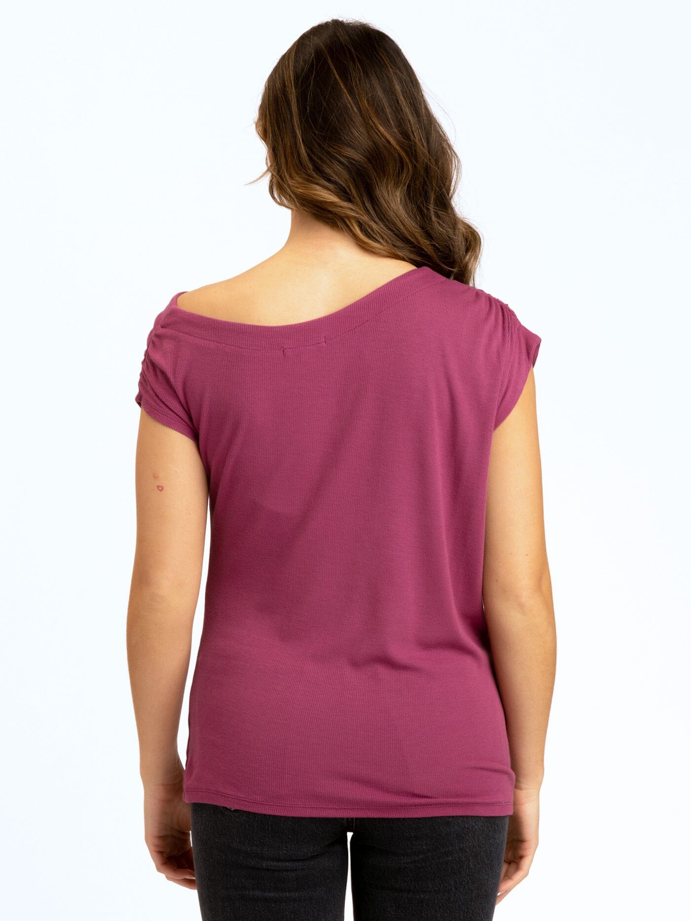 Leoni Feather Rib Short Sleeve