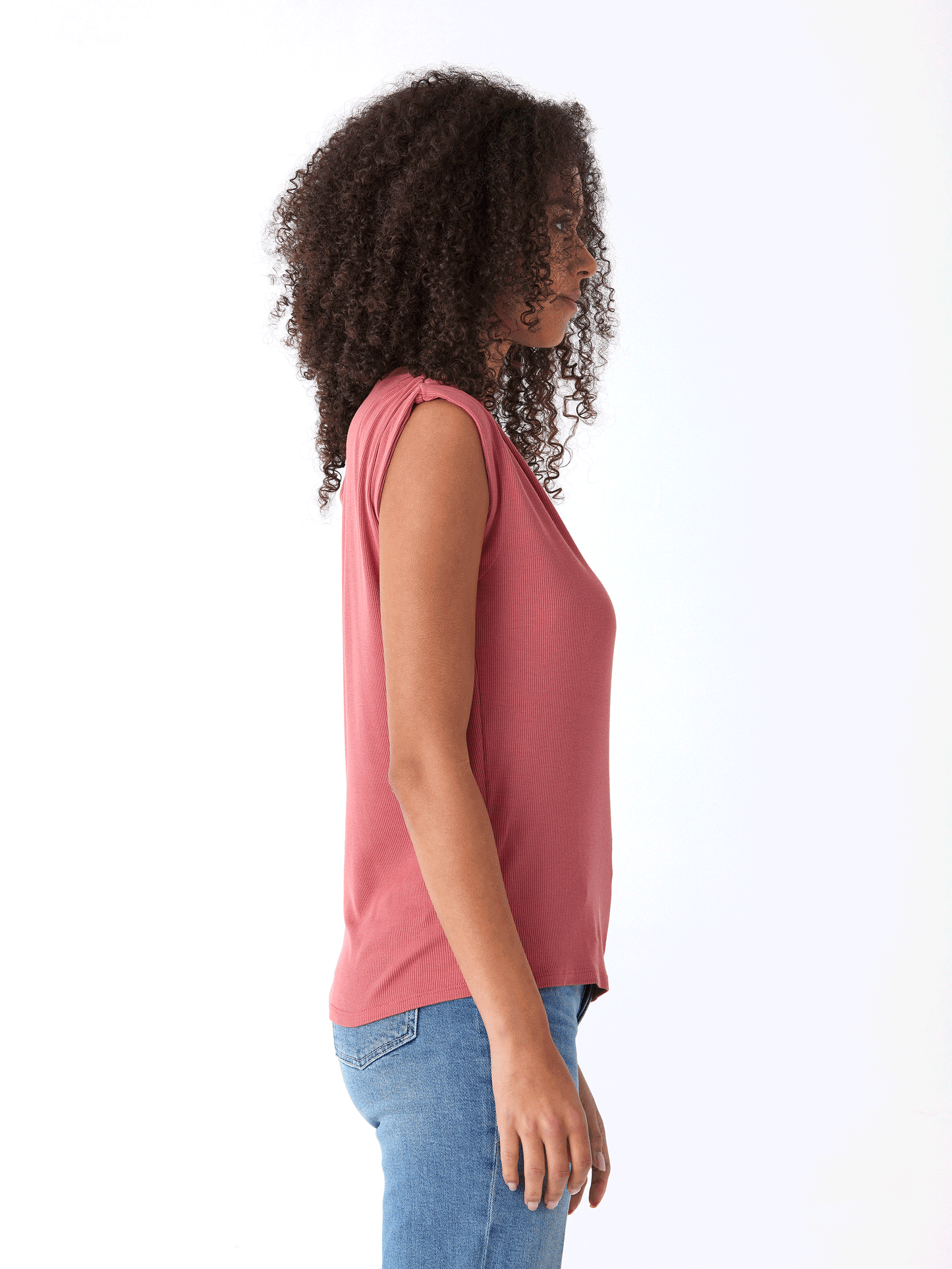 Leoni Feather Rib Short Sleeve
