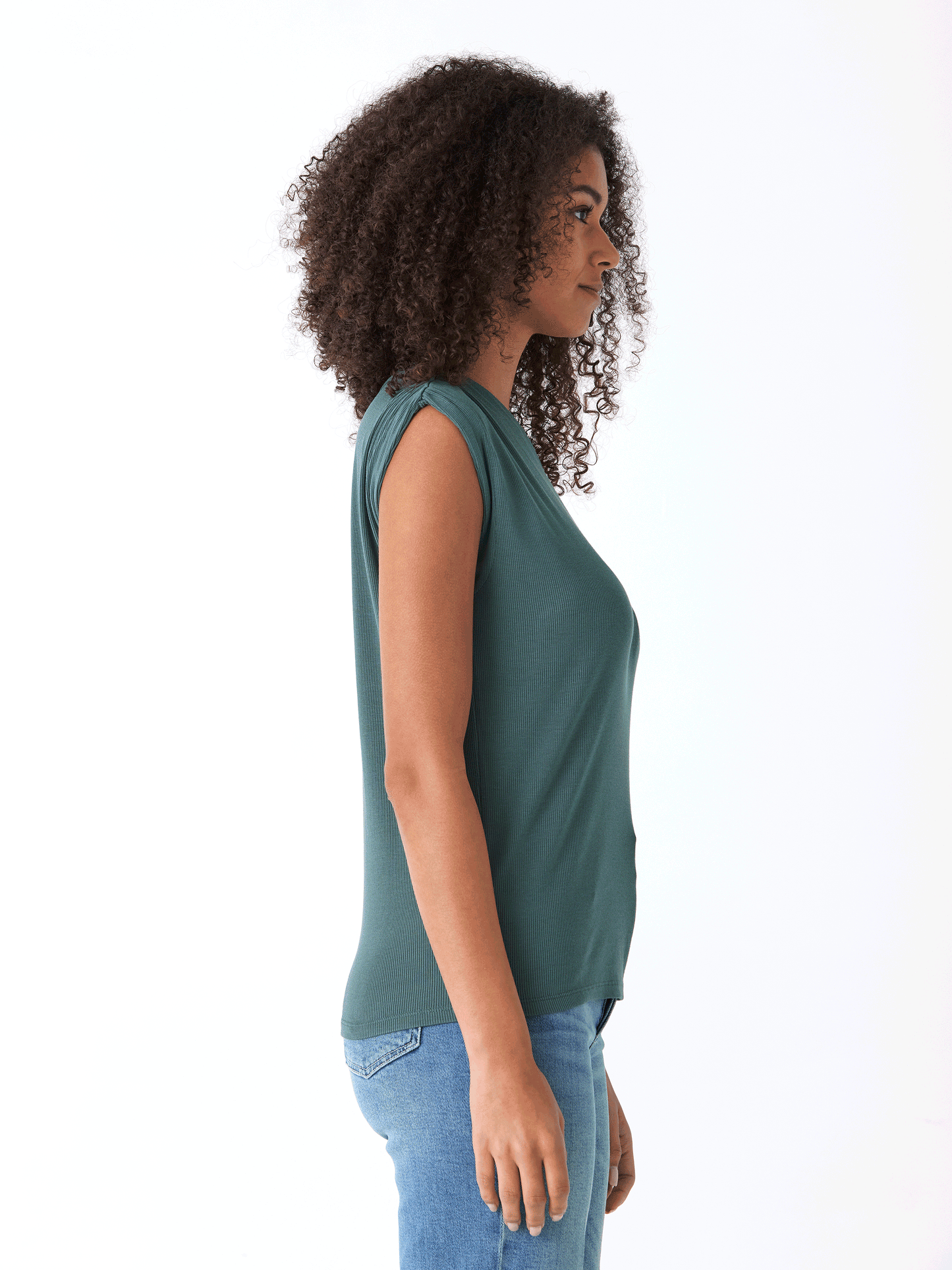 Leoni Feather Rib Short Sleeve
