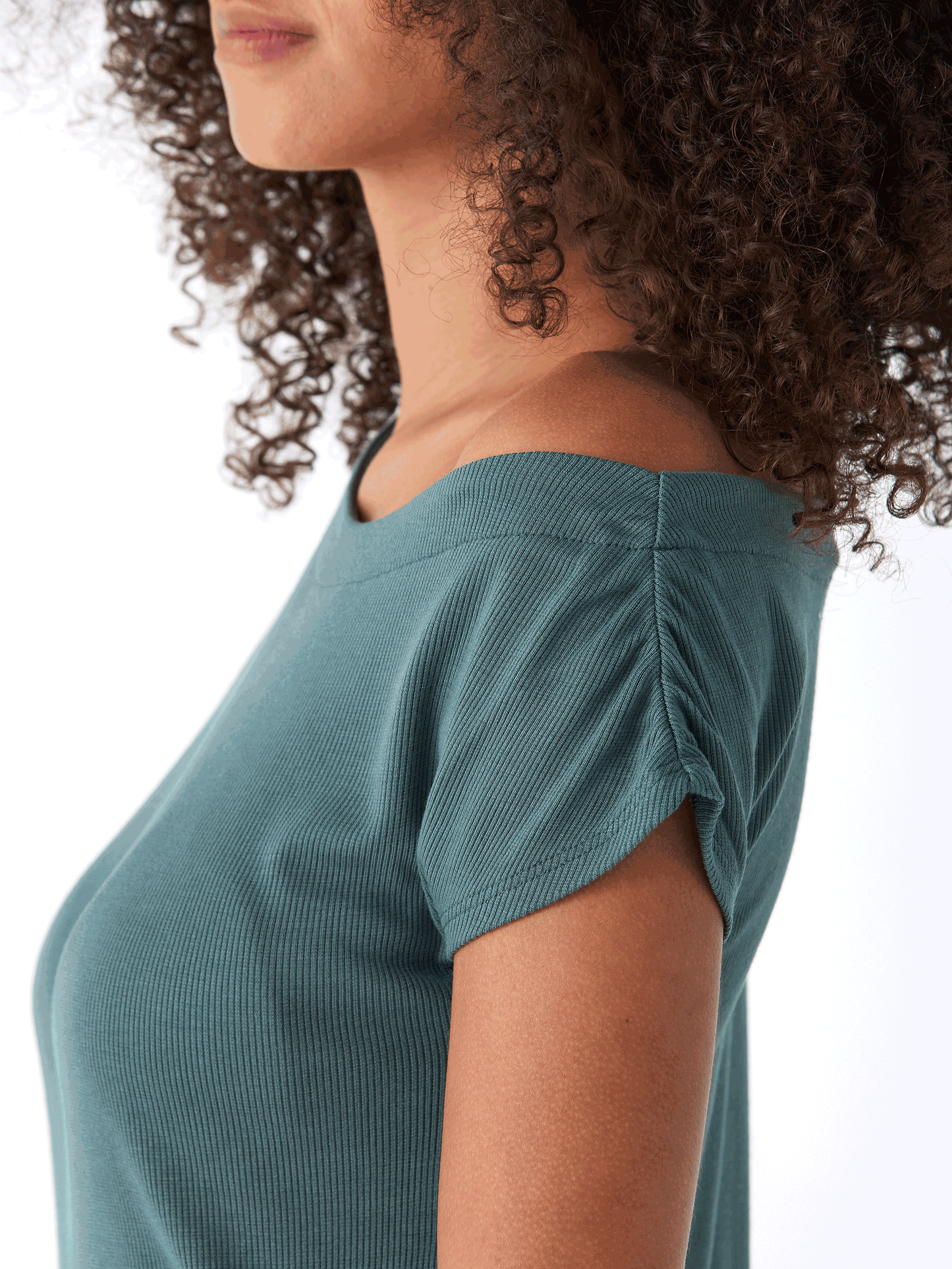 Leoni Feather Rib Short Sleeve