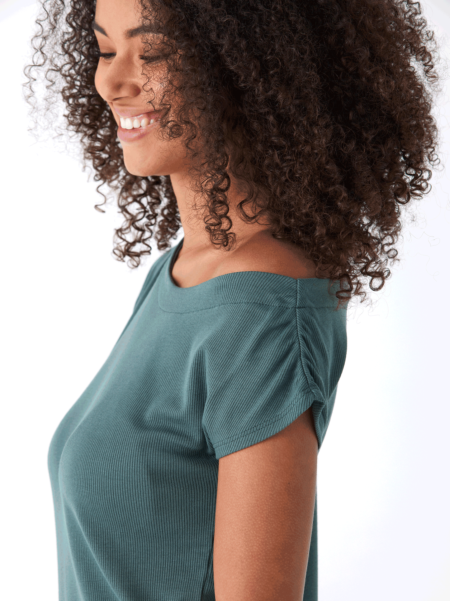 Leoni Feather Rib Short Sleeve