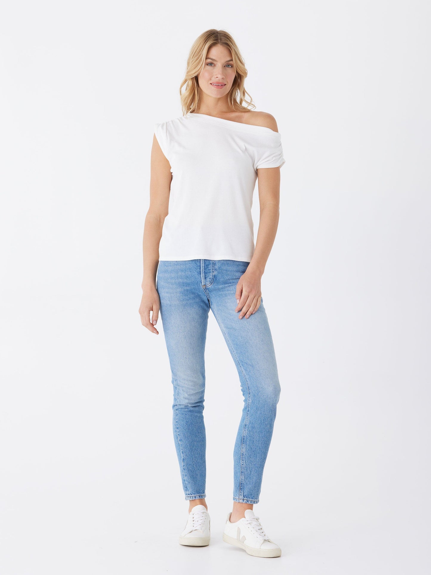 Leoni Feather Rib Short Sleeve