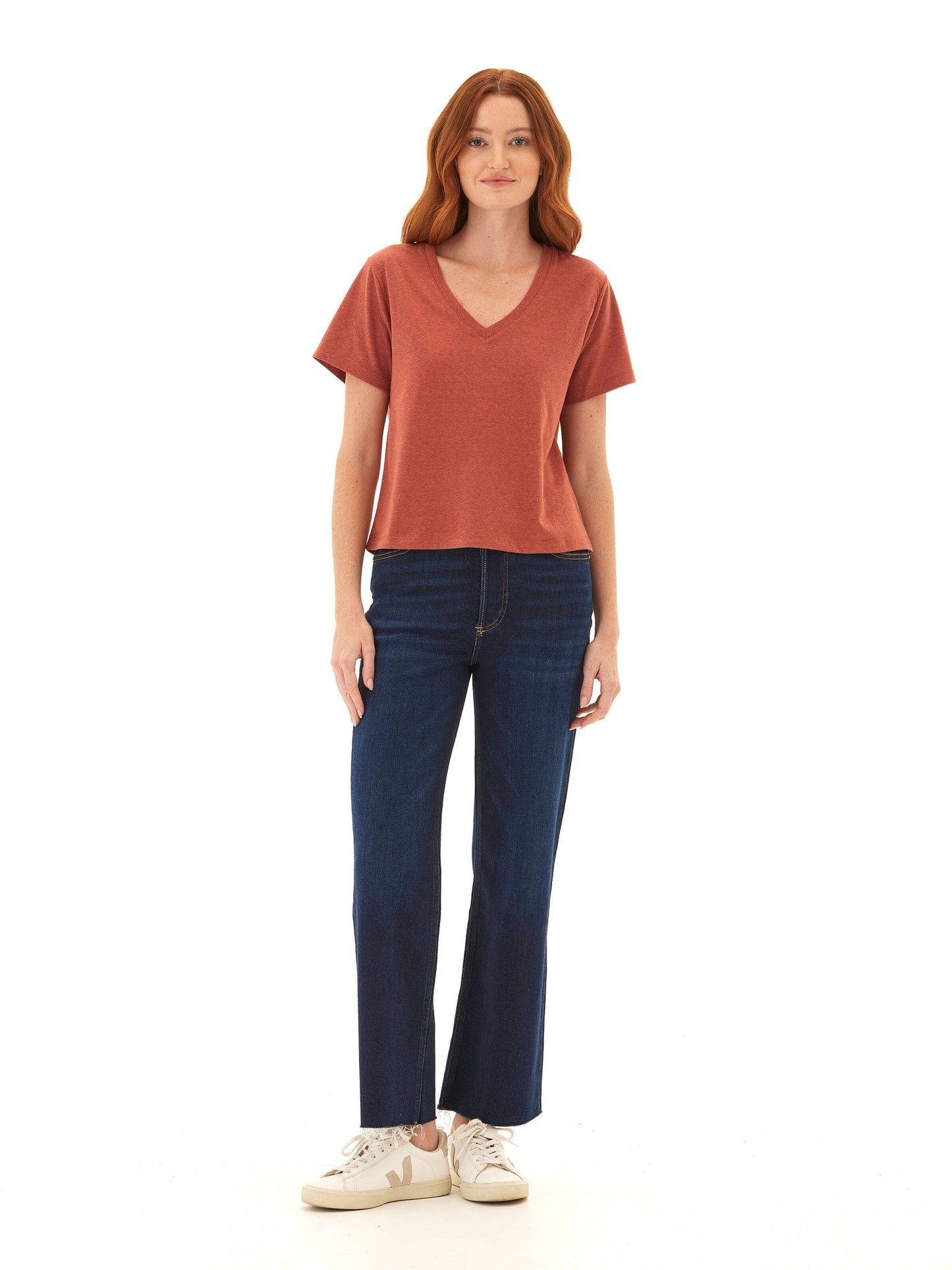 Ada Triblend V-Neck Tee