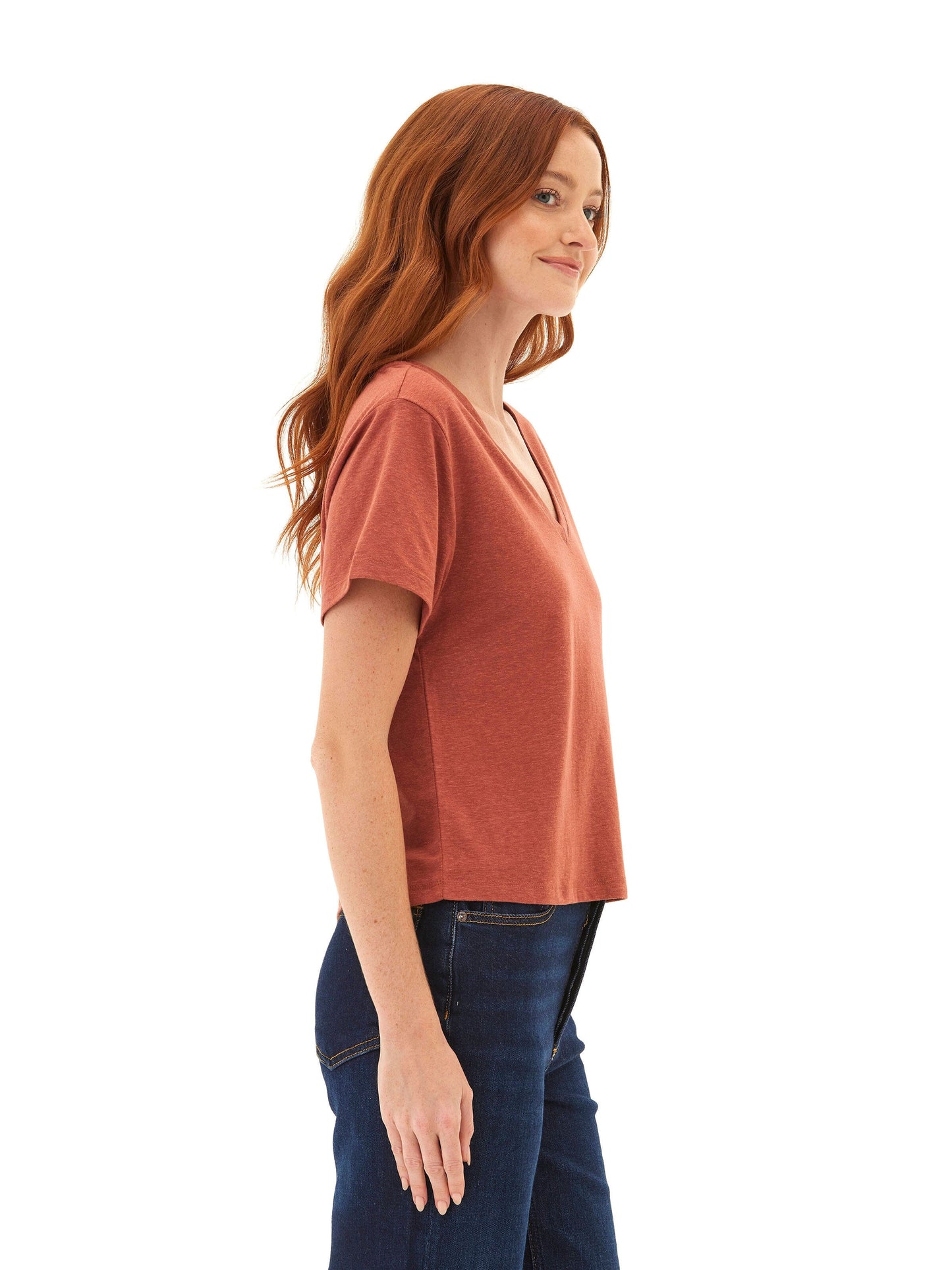 Ada Triblend V-Neck Tee