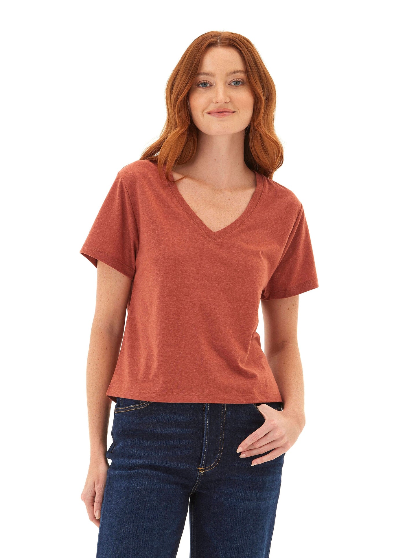 Ada Triblend V-Neck Tee
