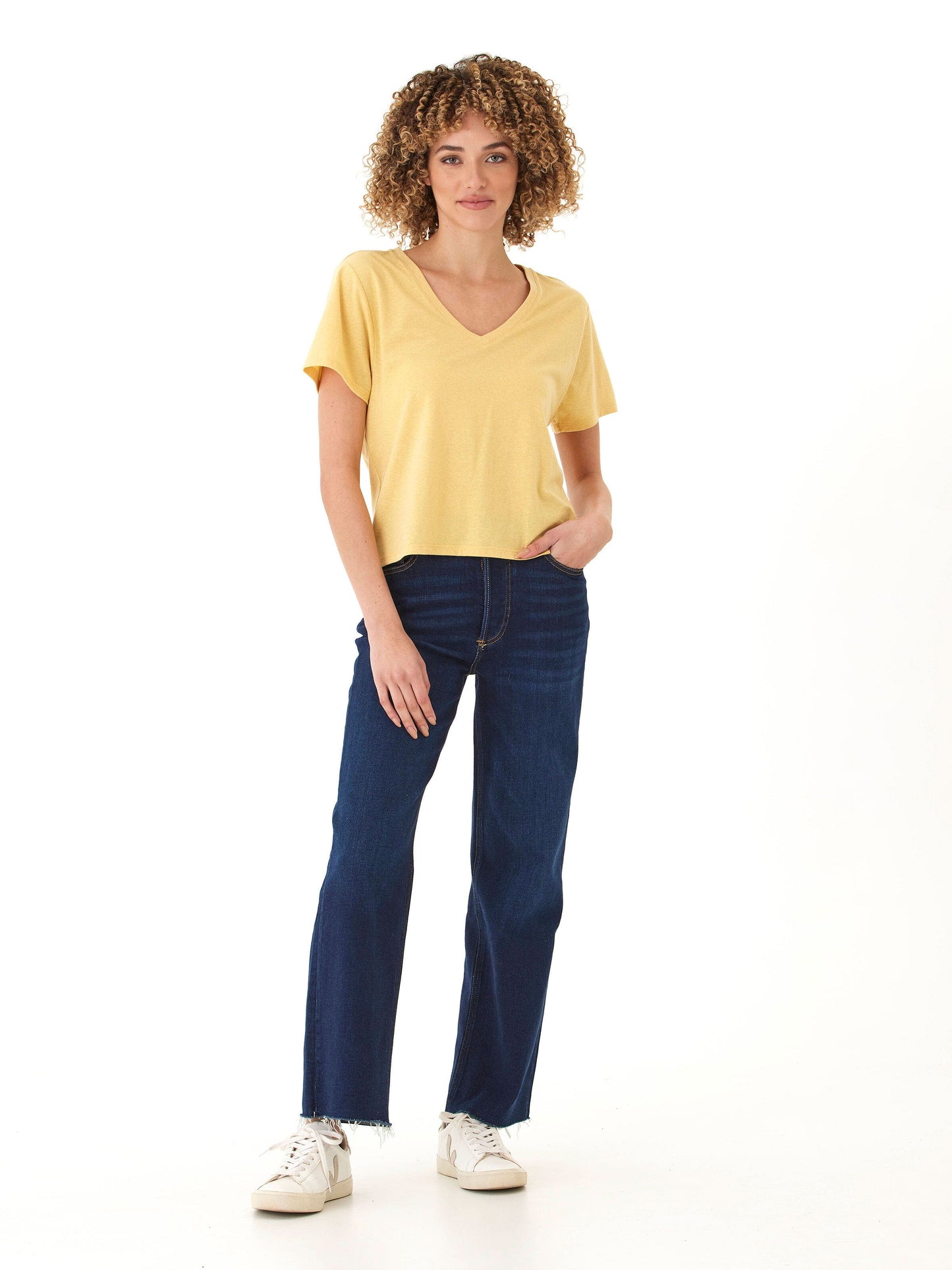 Ada Triblend V-Neck Tee