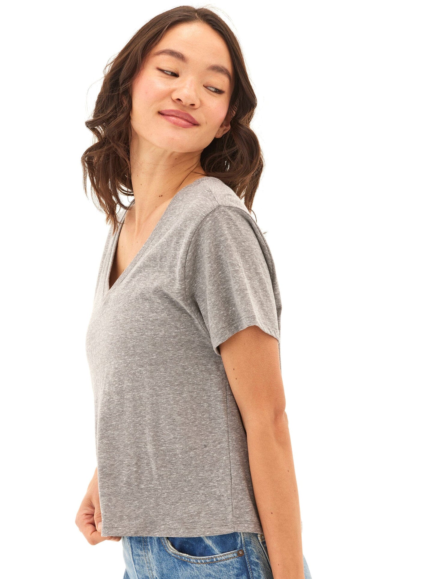 Ada Triblend V-Neck Tee