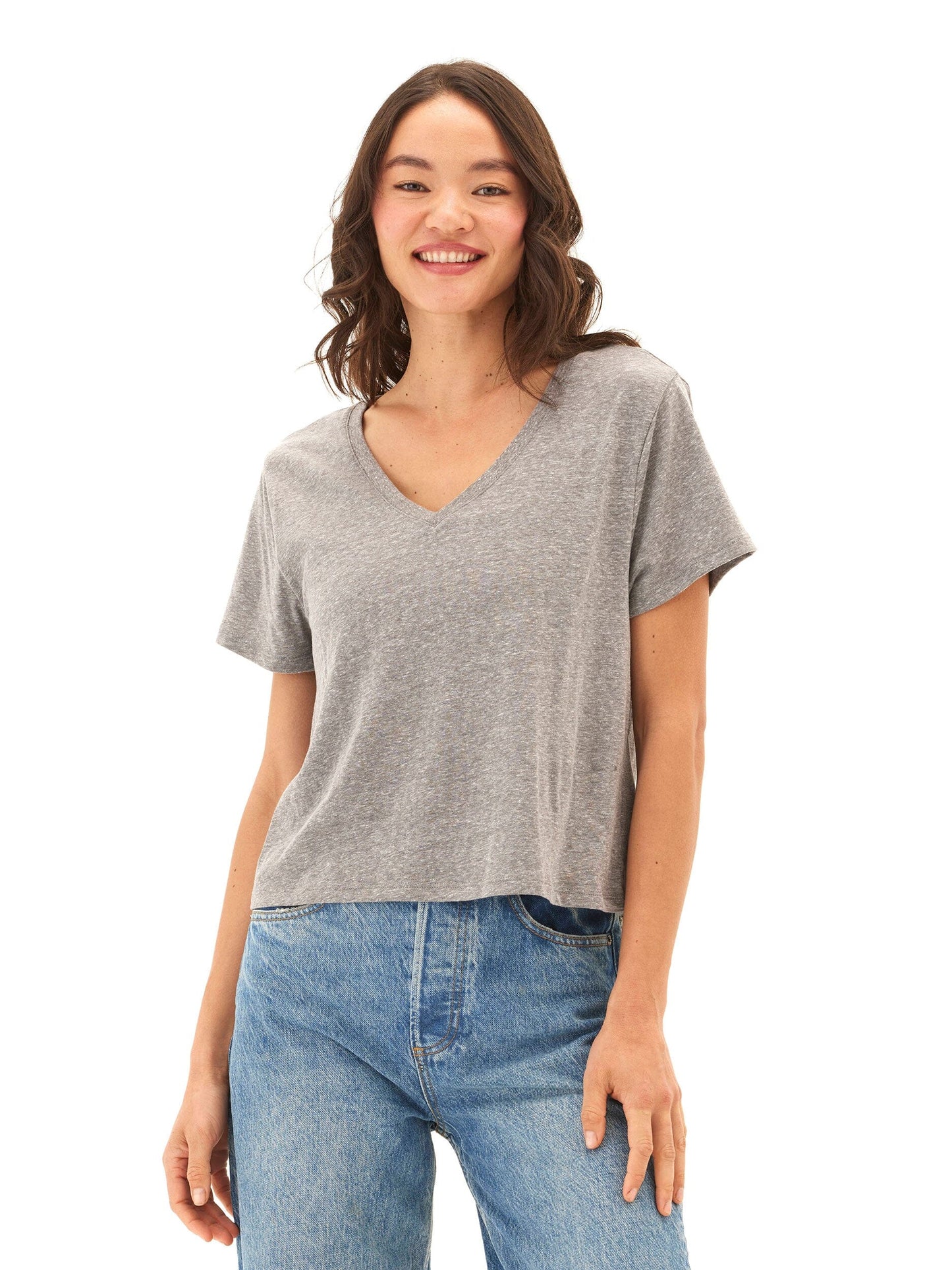 Ada Triblend V-Neck Tee