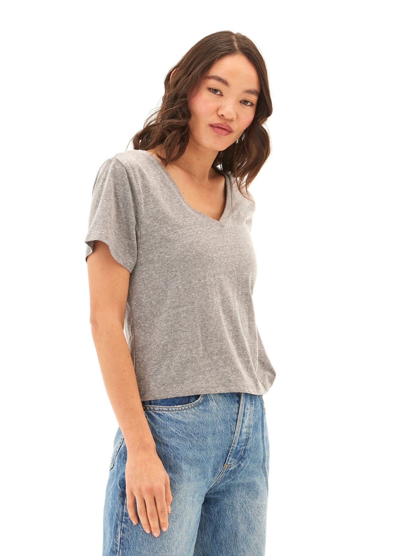 Ada Triblend V-Neck Tee