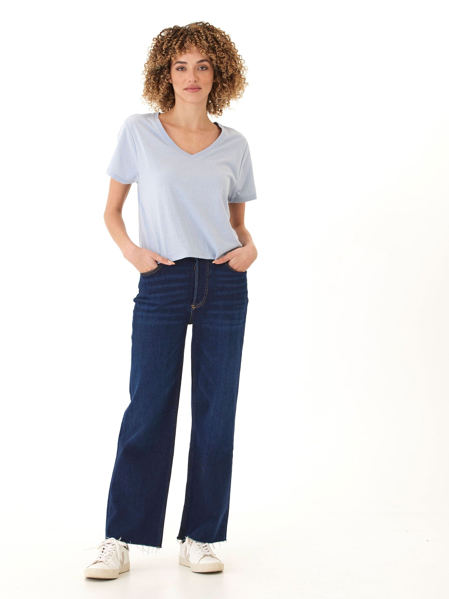 Ada Triblend V-Neck Tee