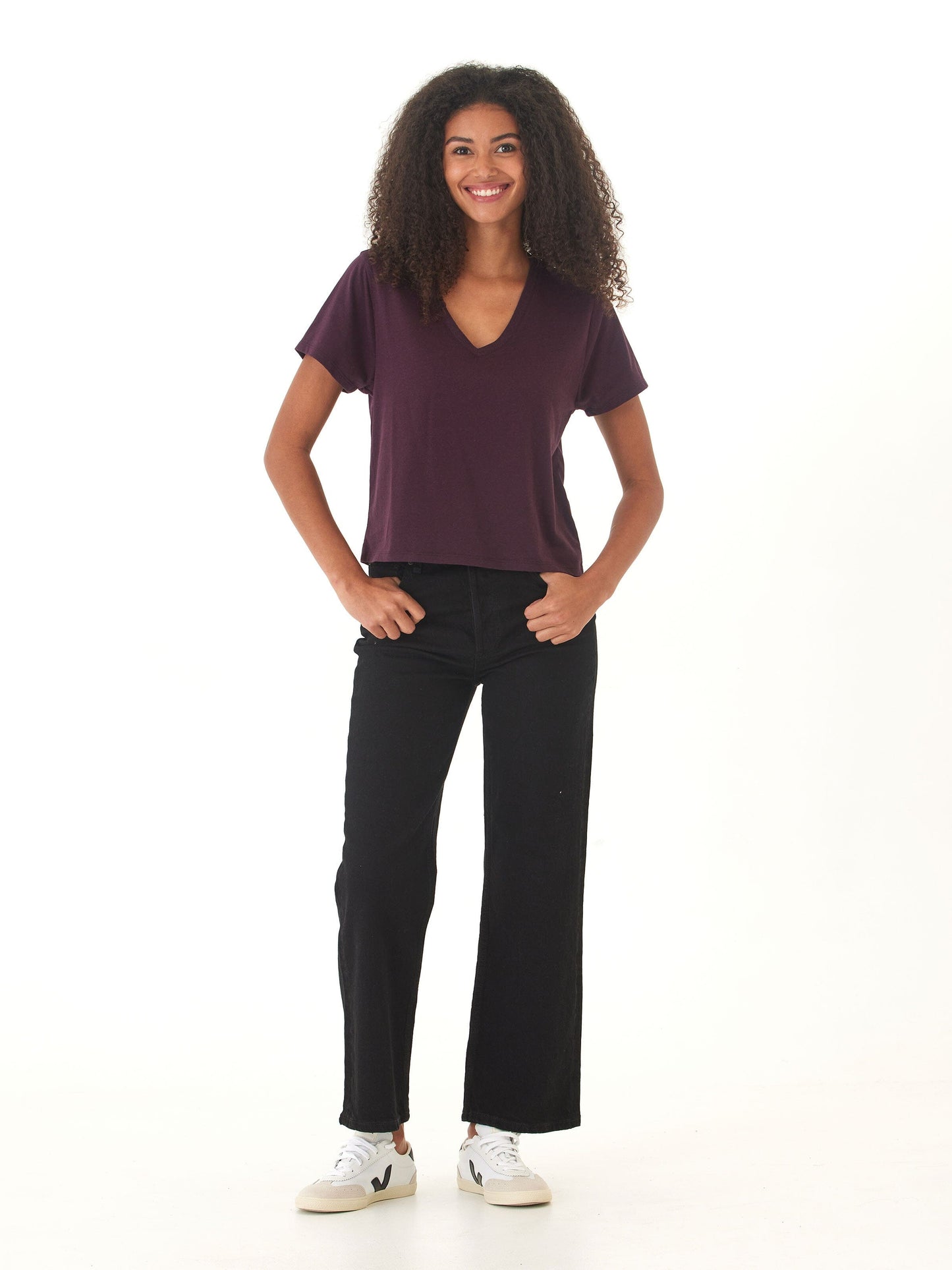 Ada Triblend V-Neck Tee