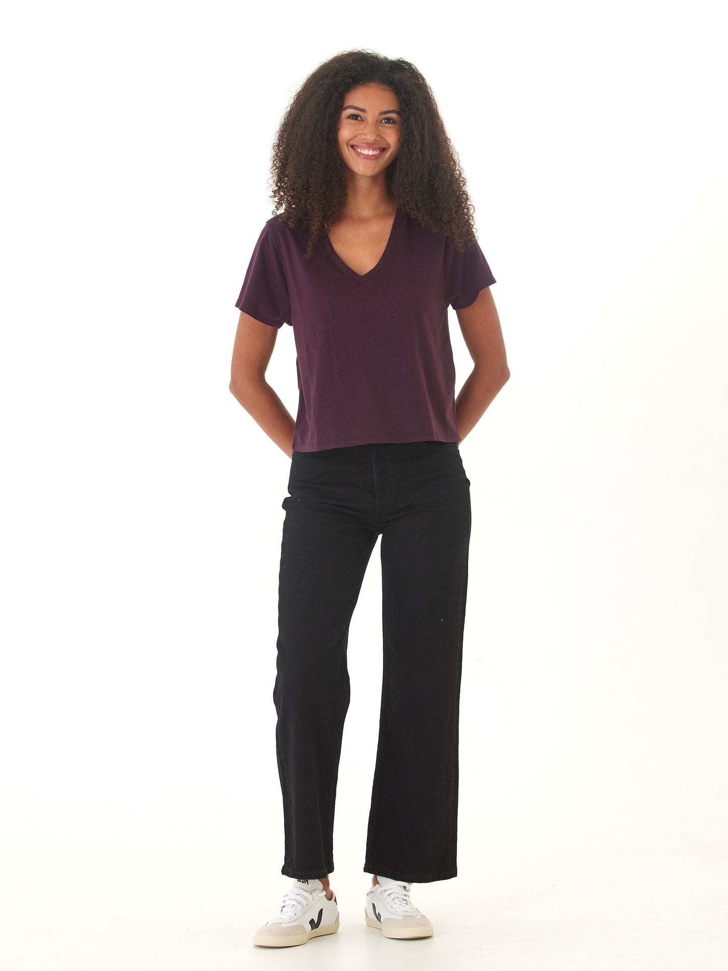 Ada Triblend V-Neck Tee