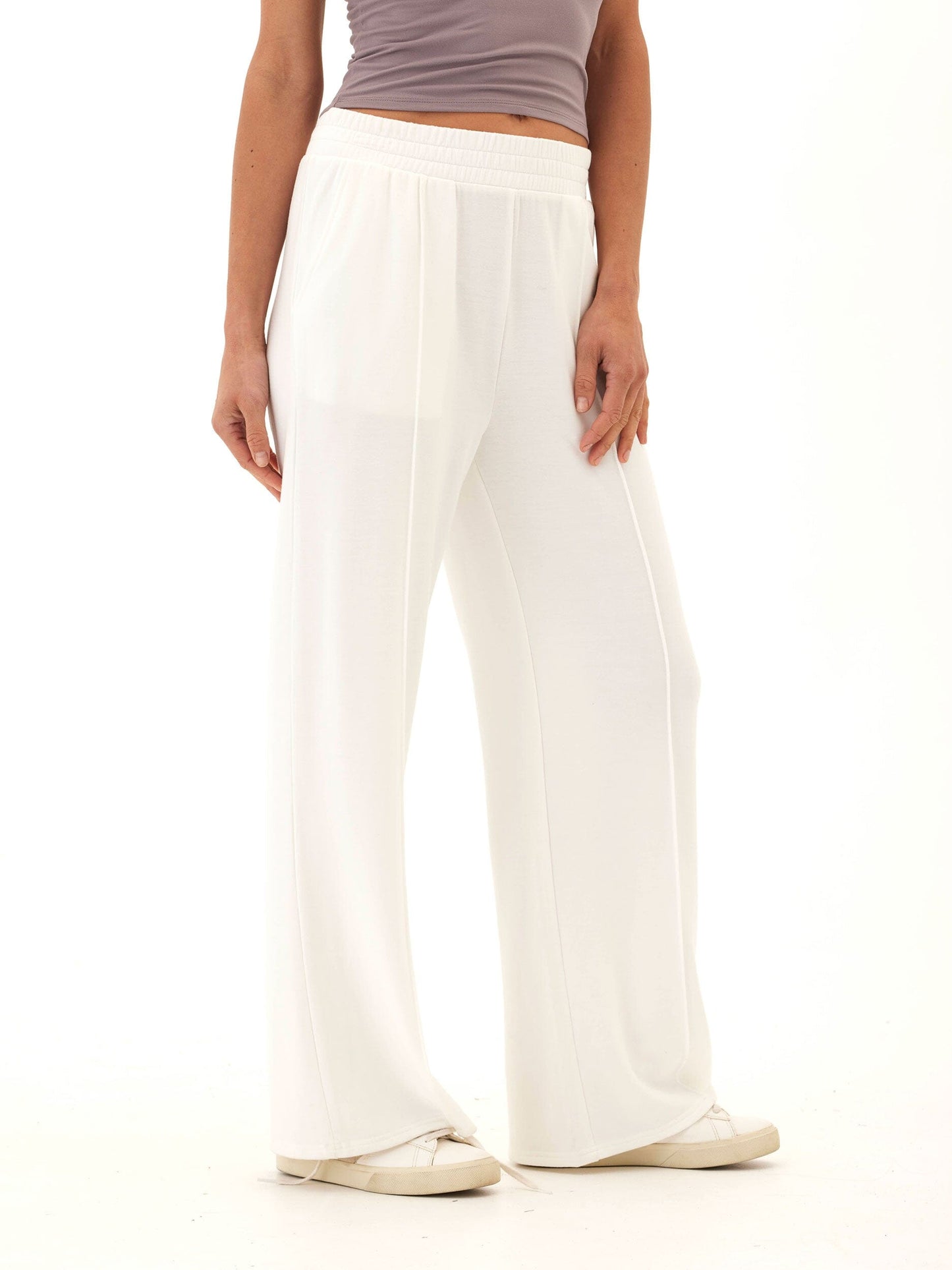 Angela Modal Terry Wide Leg Pant