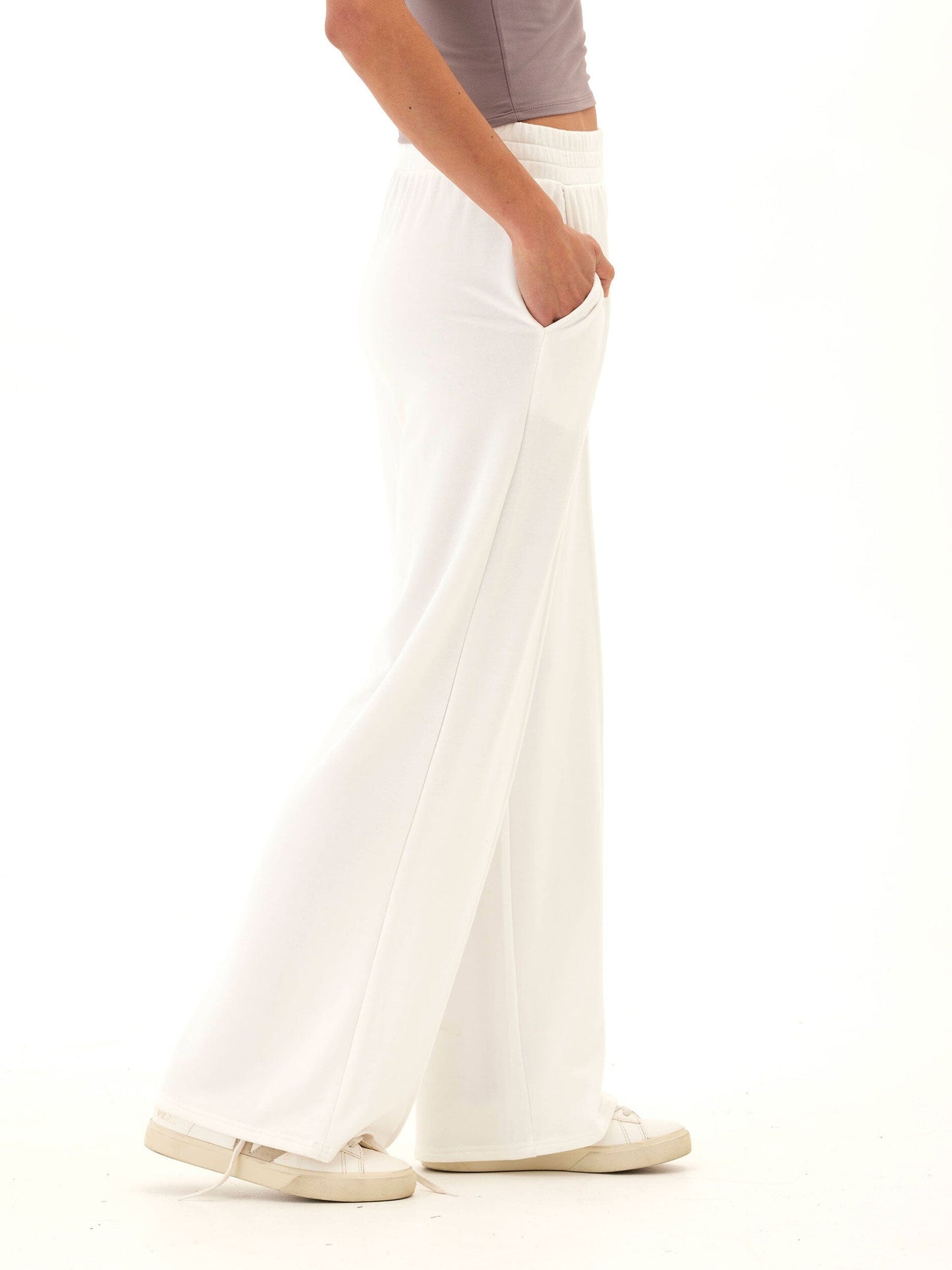 Angela Modal Terry Wide Leg Pant