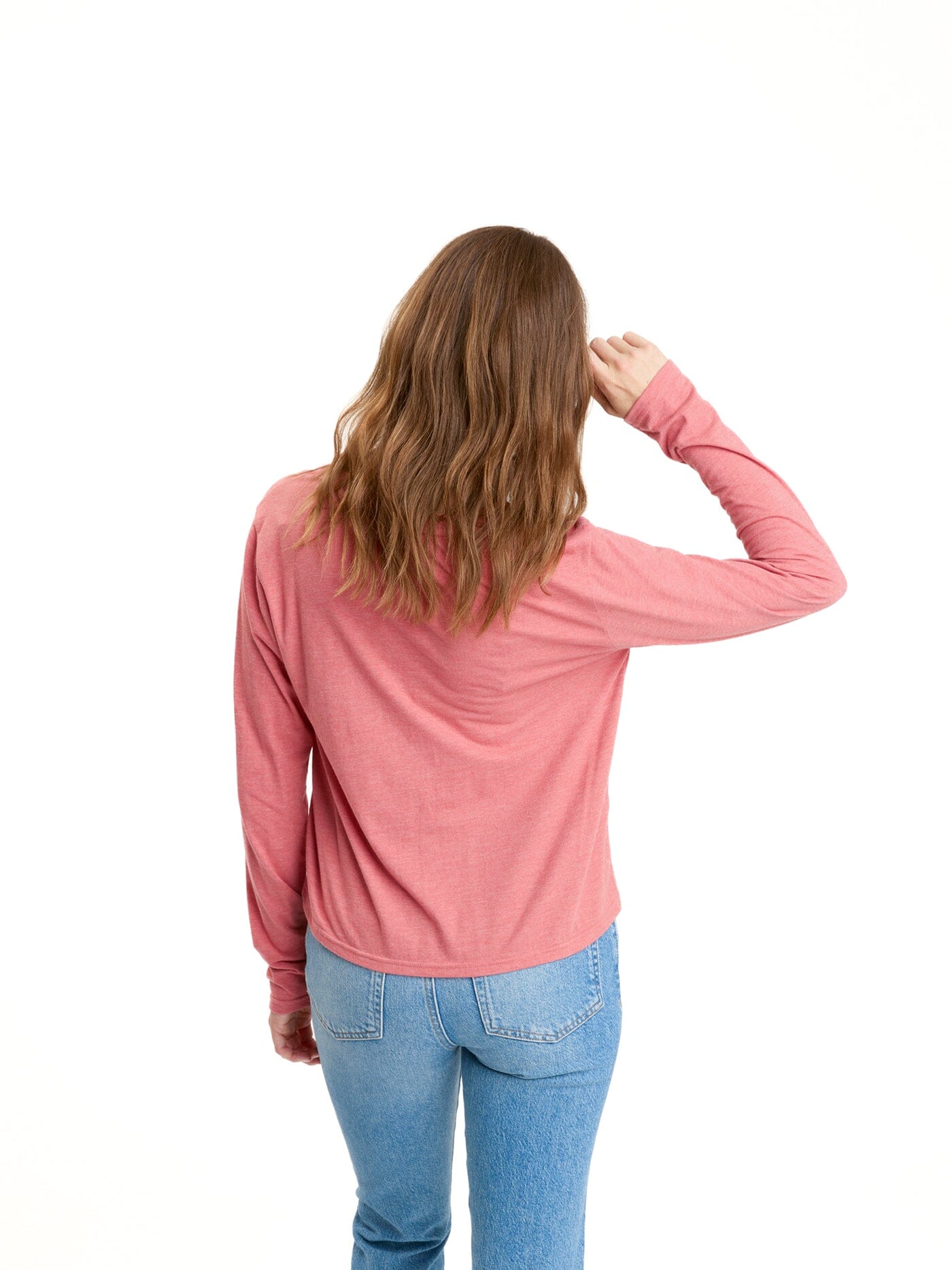 Ada Triblend Long Sleeve V-Neck Tee