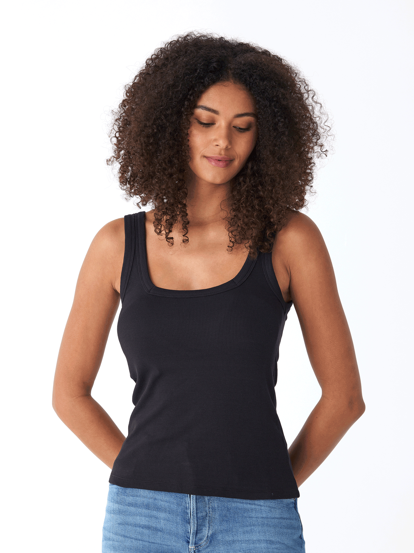 Yvette Feather Rib Tank