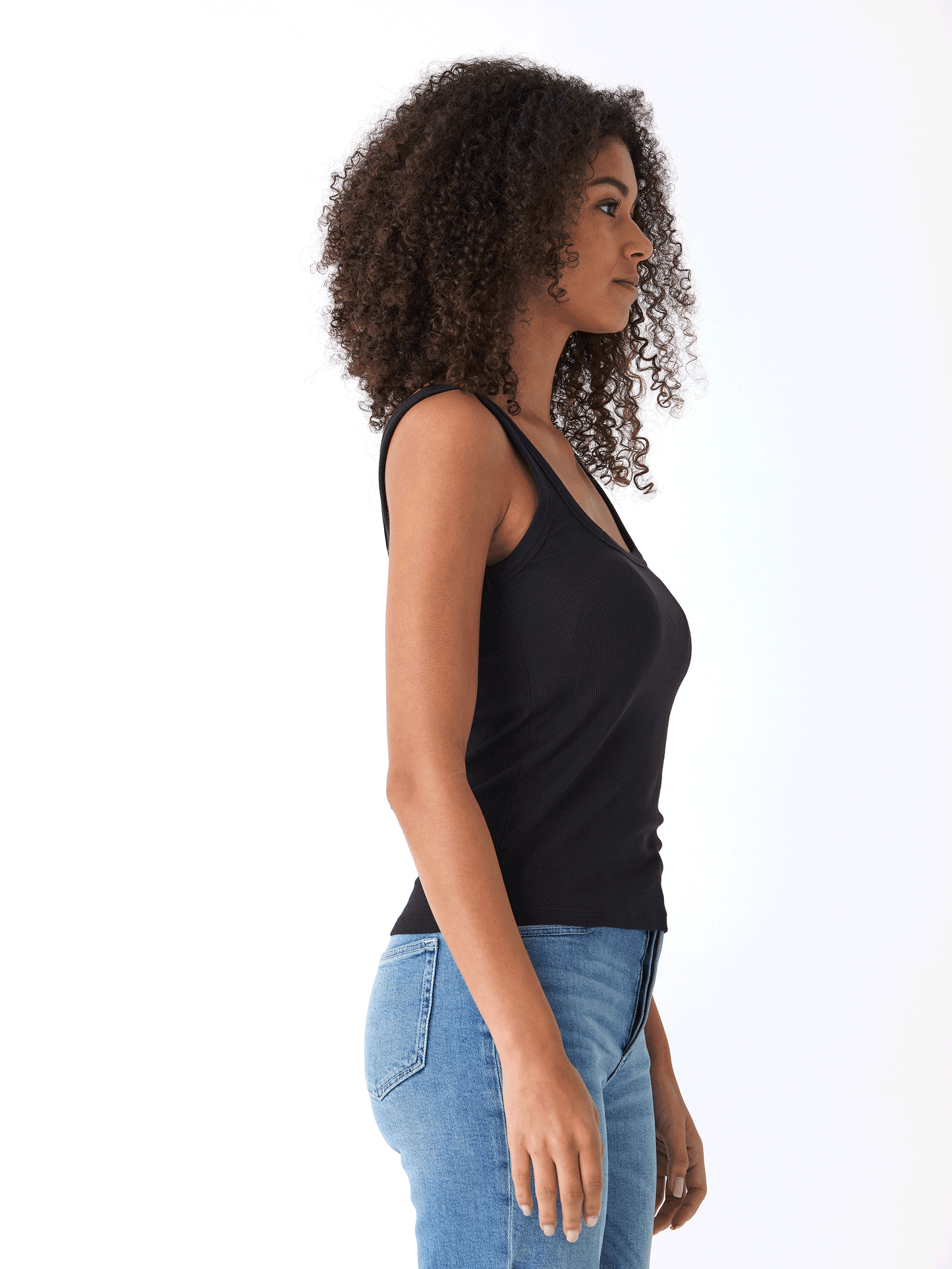 Yvette Feather Rib Tank