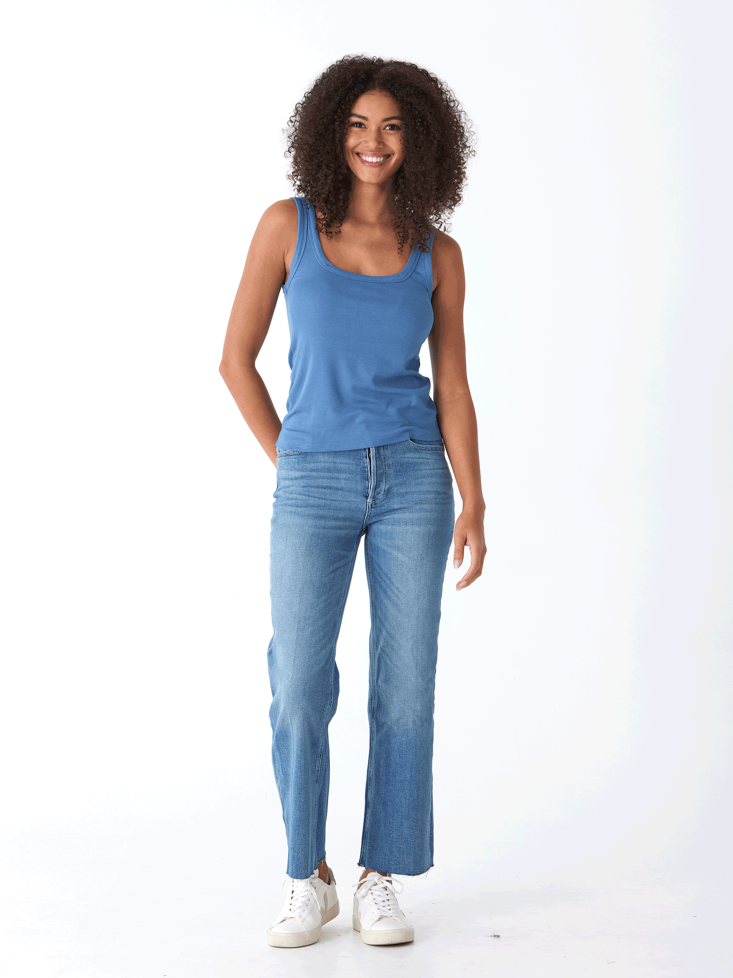 Yvette Feather Rib Tank