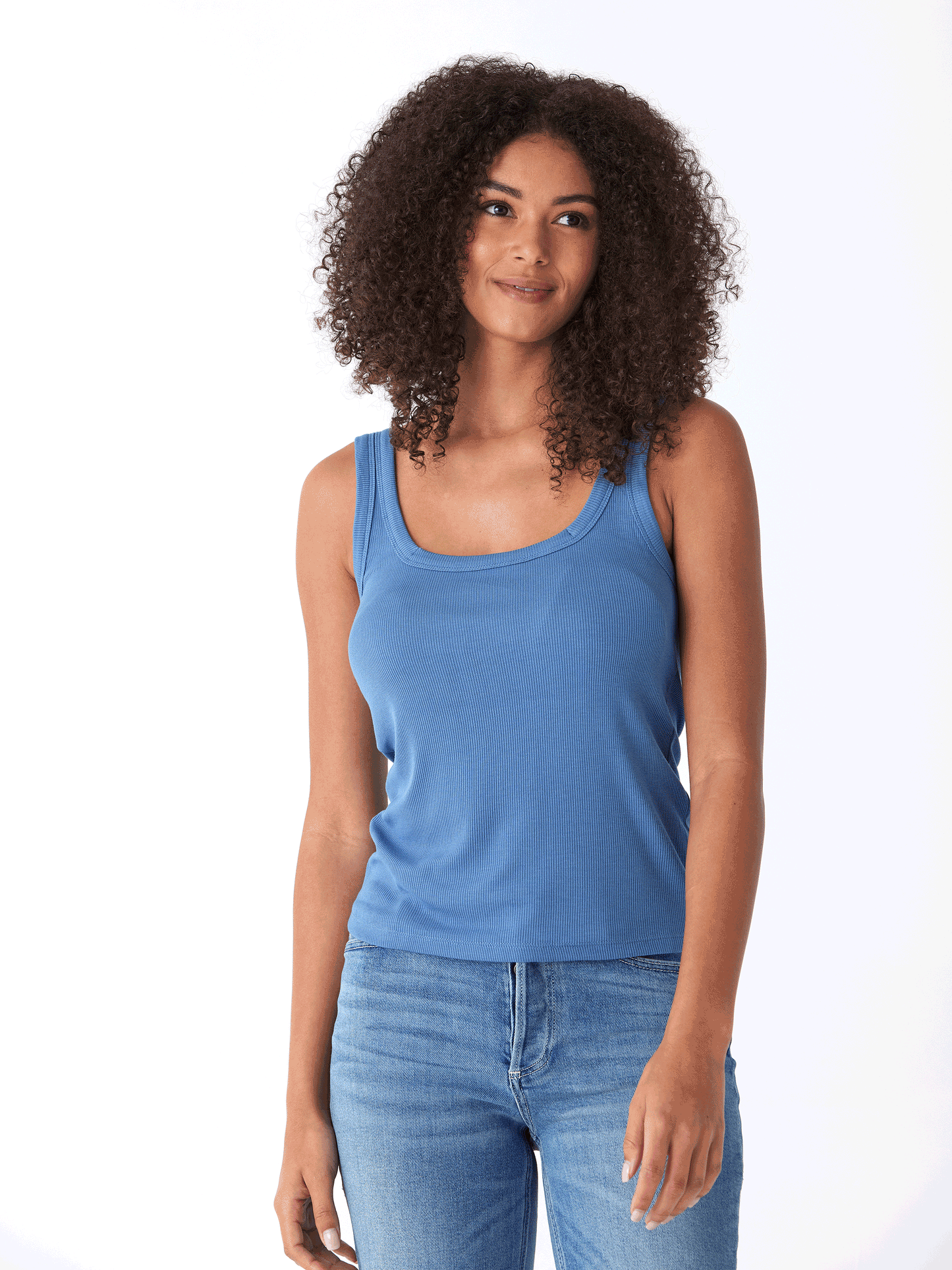 Yvette Feather Rib Tank