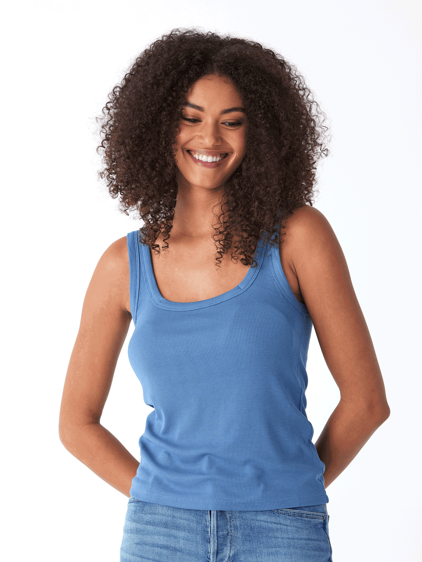 Yvette Feather Rib Tank