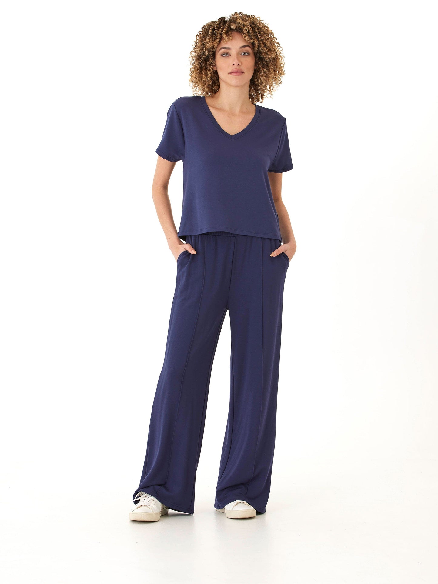 Bettine Modal Terry V-Neck Tee