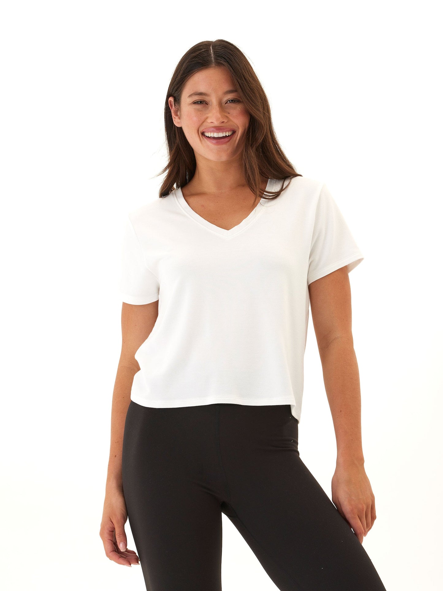 Bettine Modal Terry V-Neck Tee