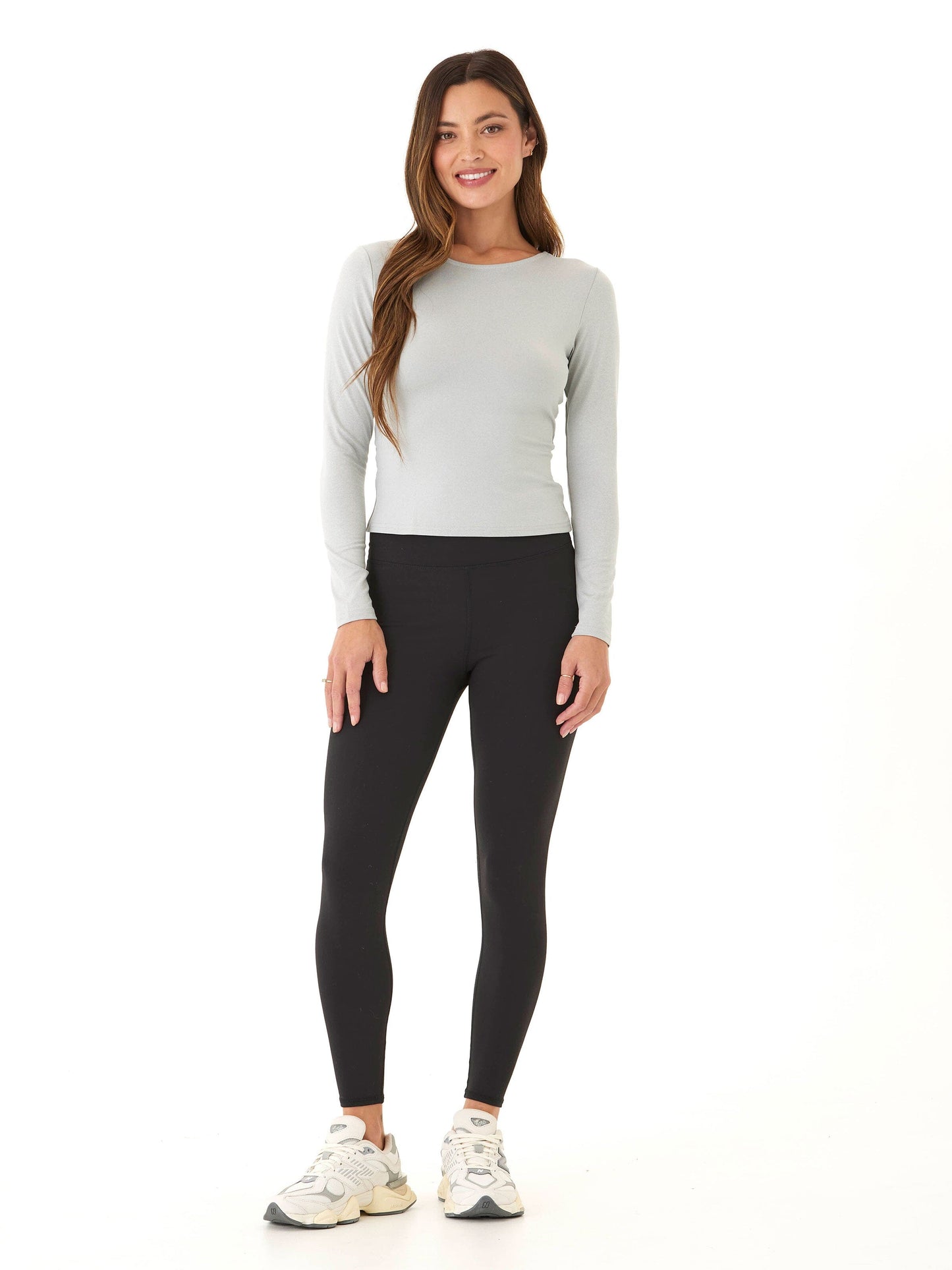 Audra Luxe Jersey 2-Way Long Sleeve Twist Top
