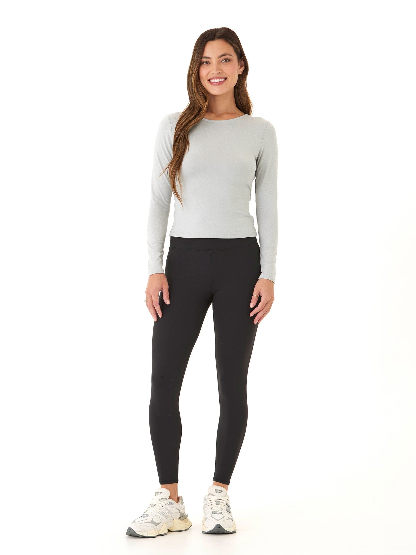 Audra Luxe Jersey 2-Way Long Sleeve Twist Top