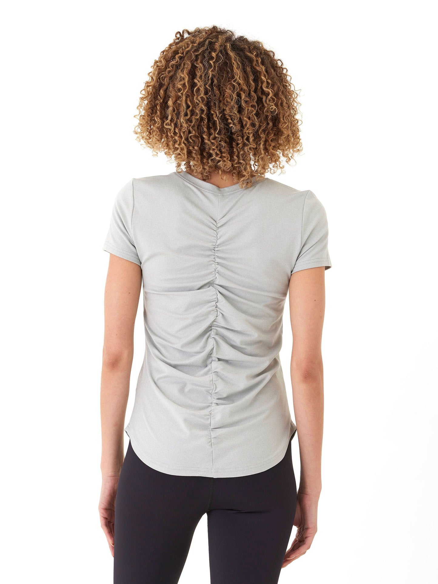 Arry Luxe Jersey Ruched Tee