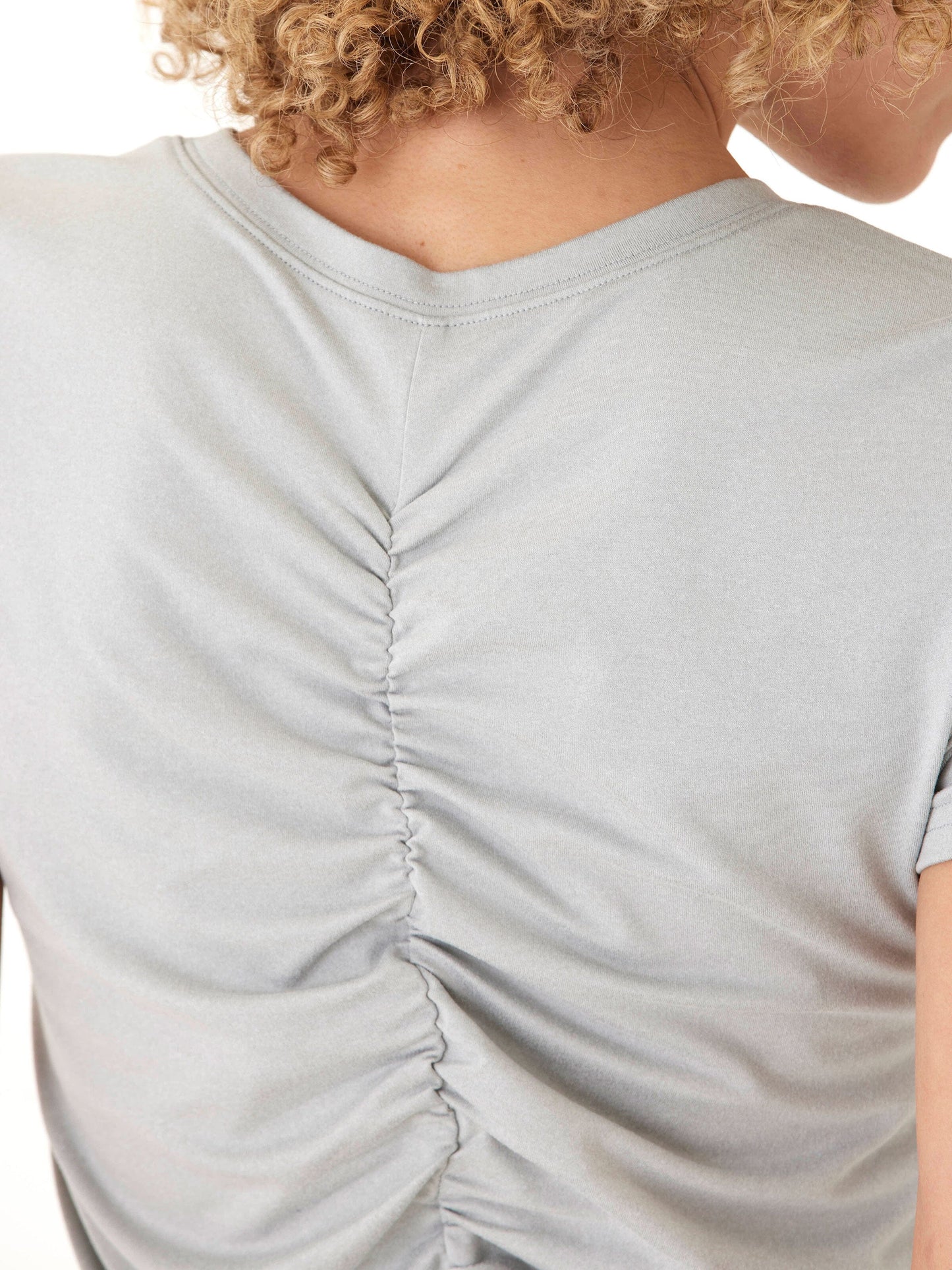 Arry Luxe Jersey Ruched Tee