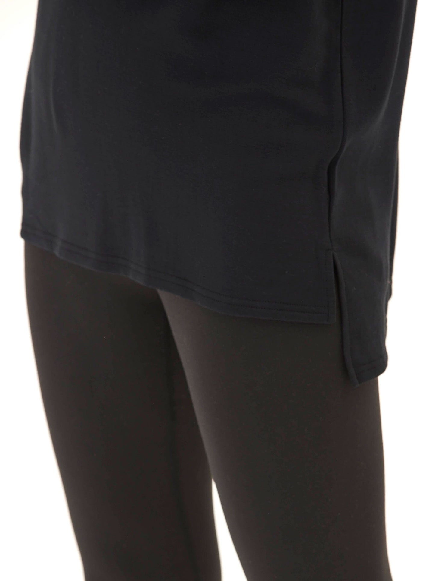 Teagan Feather Fleece Step-Hem Tunic