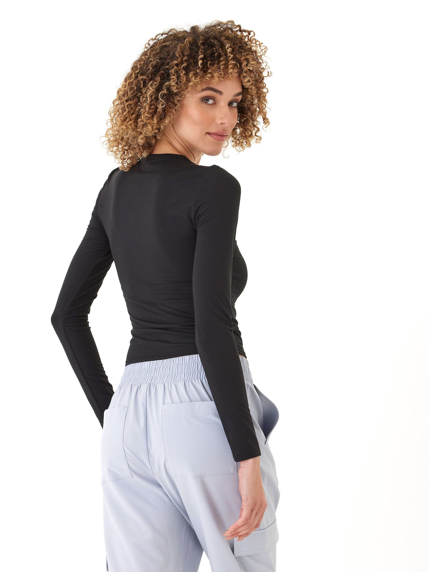 Alice Luxe Jersey Long Sleeve Top