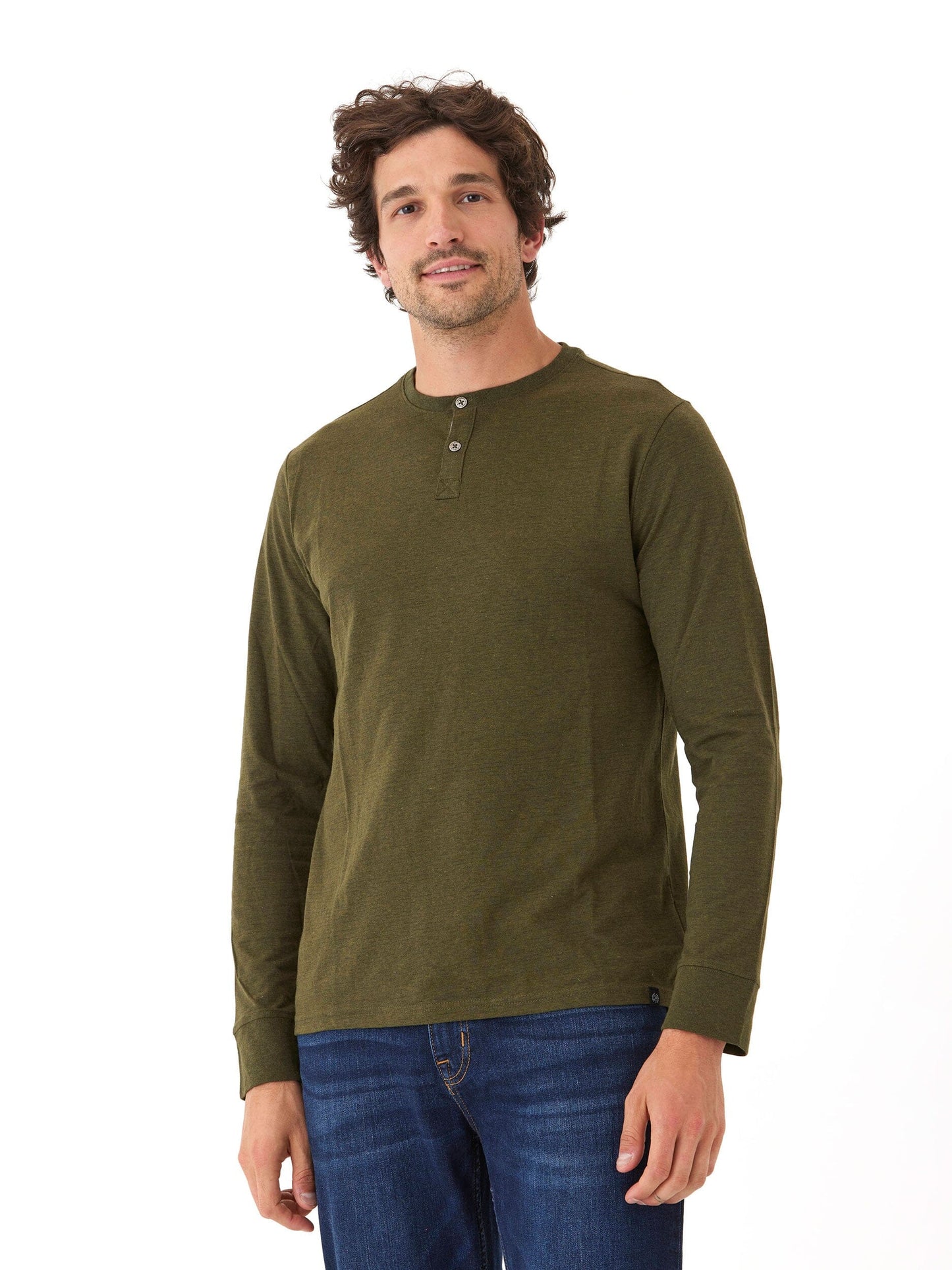 Baseline Long Sleeve Triblend Henley