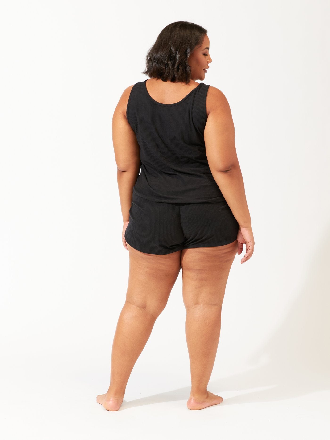 Mariana Dolphin Hem Rib Short