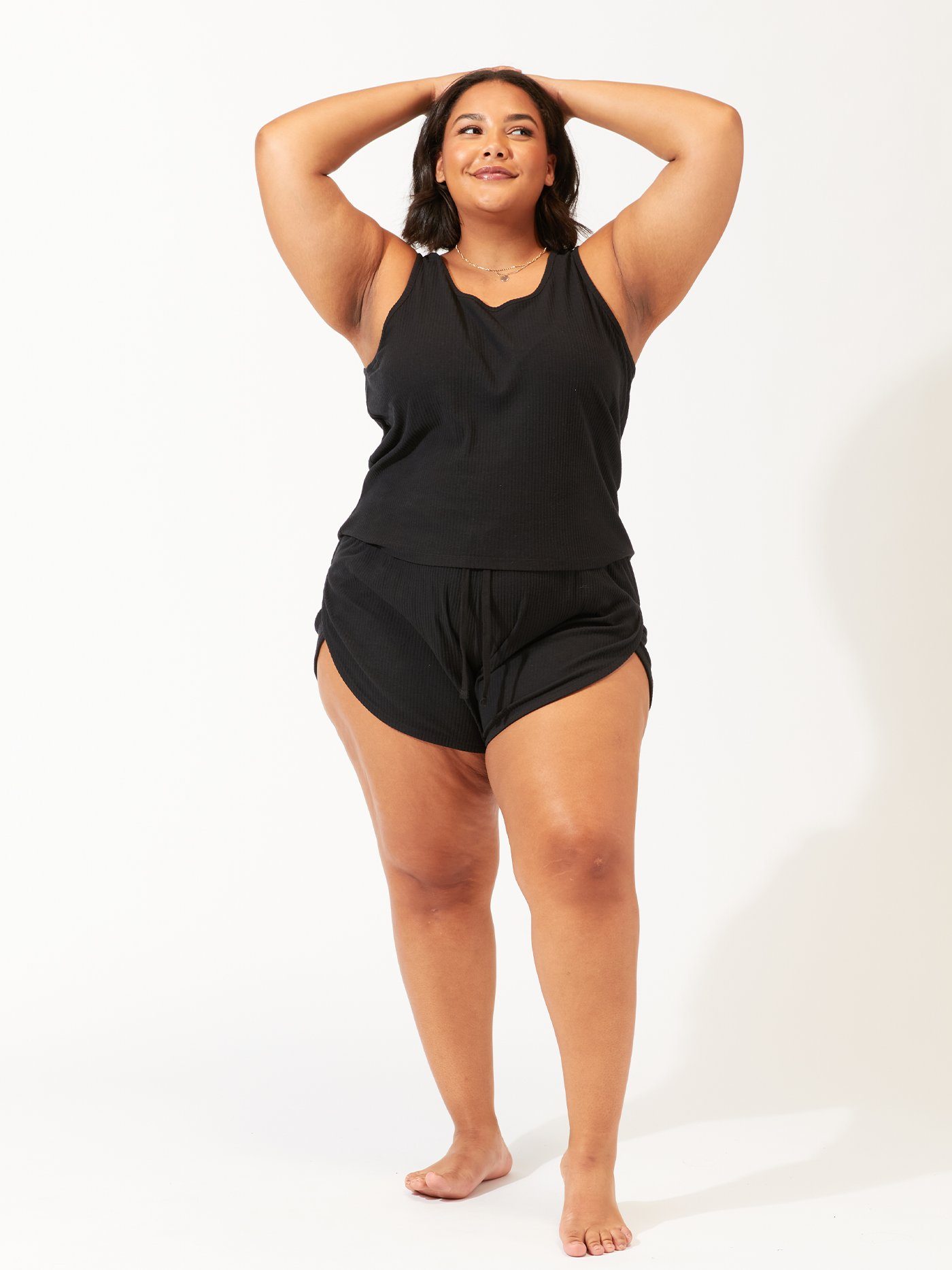 Mariana Dolphin Hem Rib Short