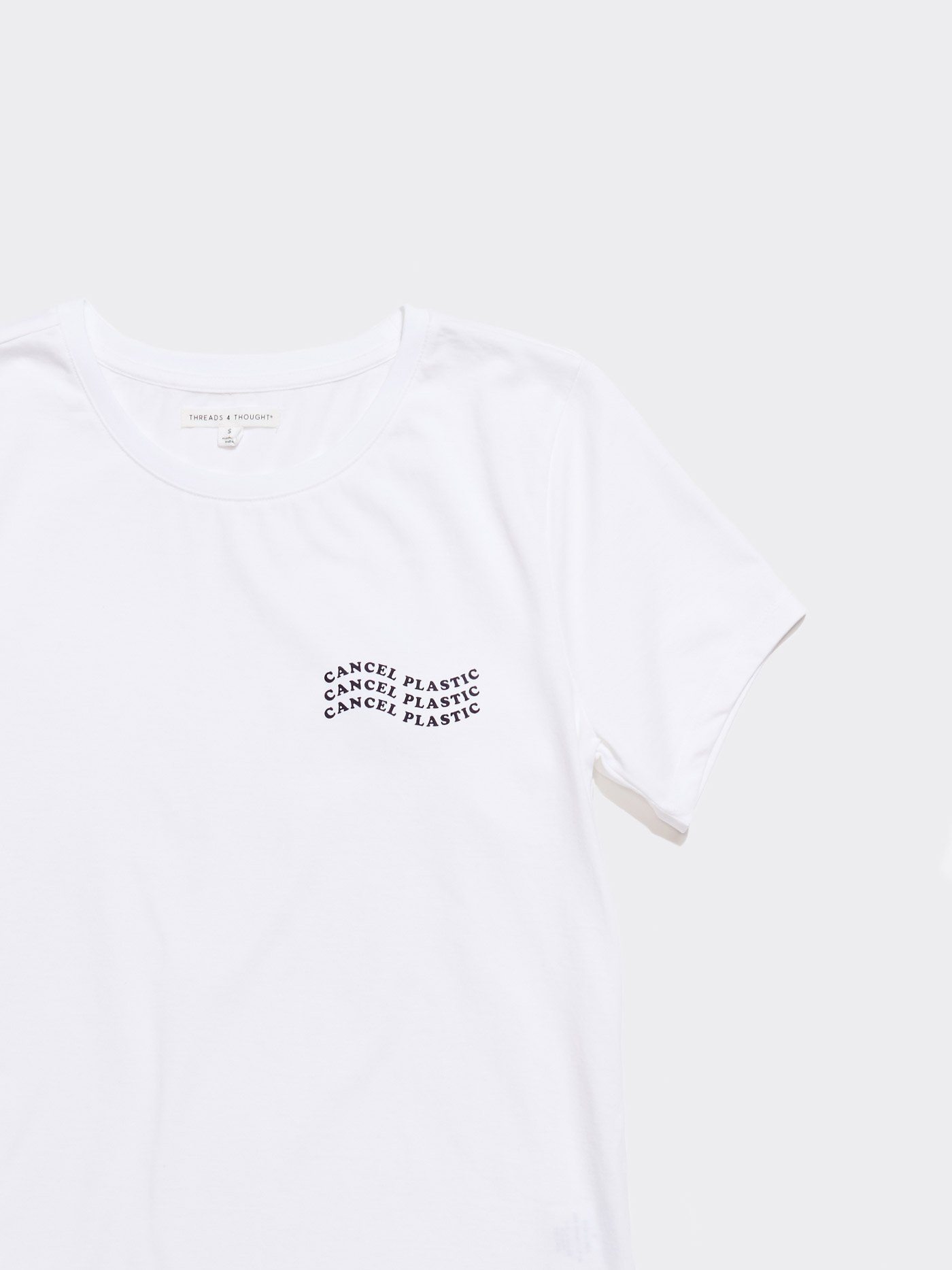 Women's Invincible Wavy Cancel Plastic Tee