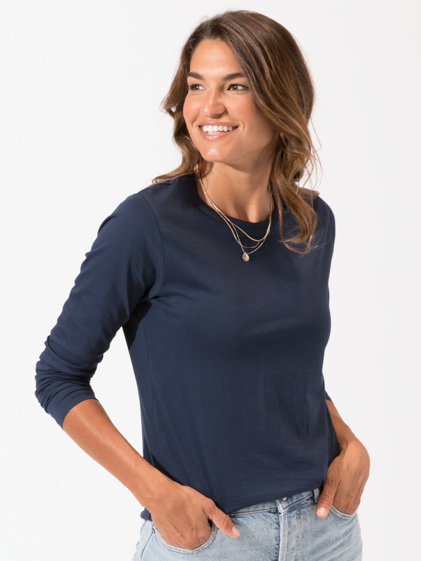 Women's Invincible Long Sleeve Scoop Neck