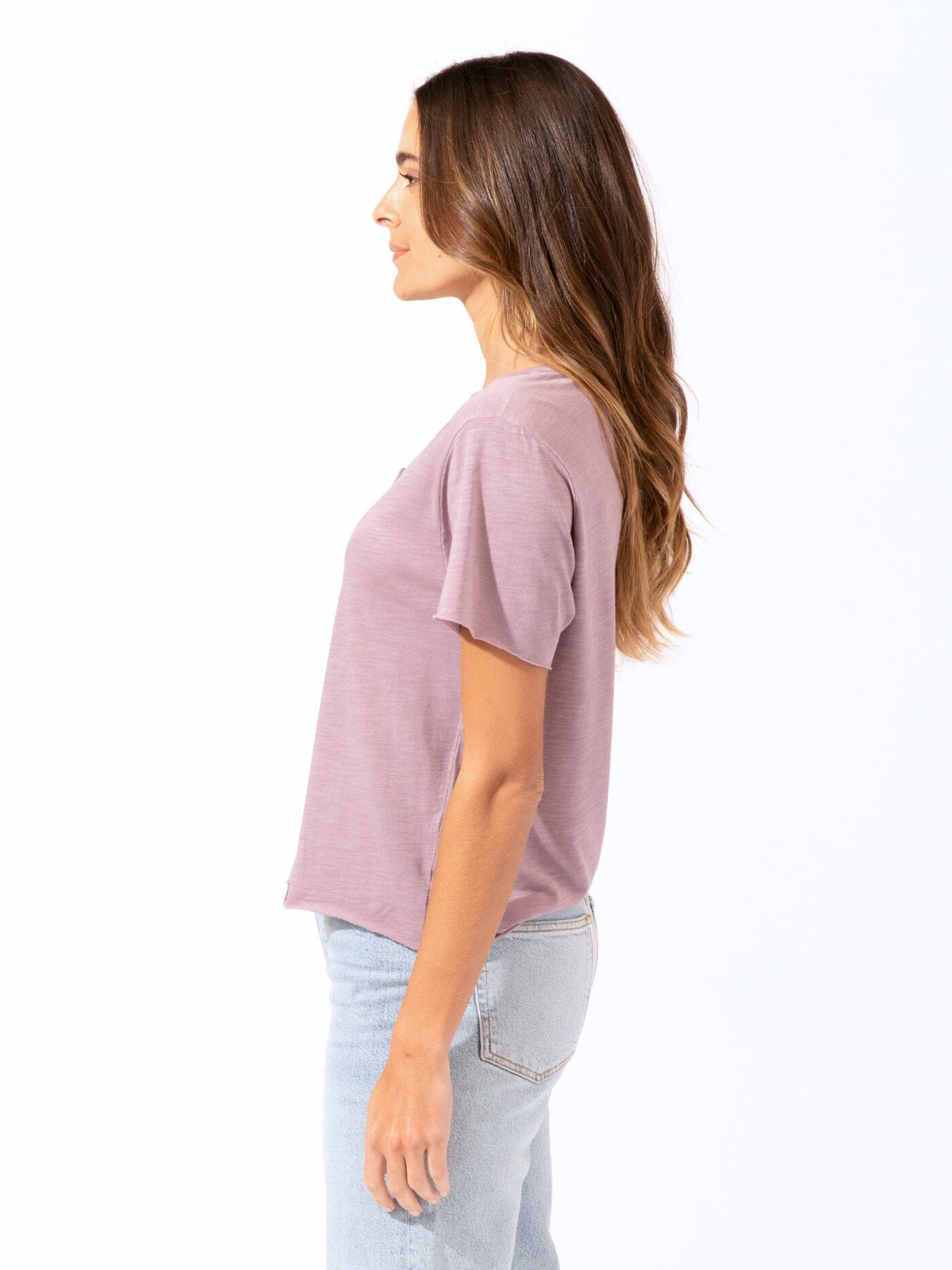 Whitlea Raw Edge Baby Henley