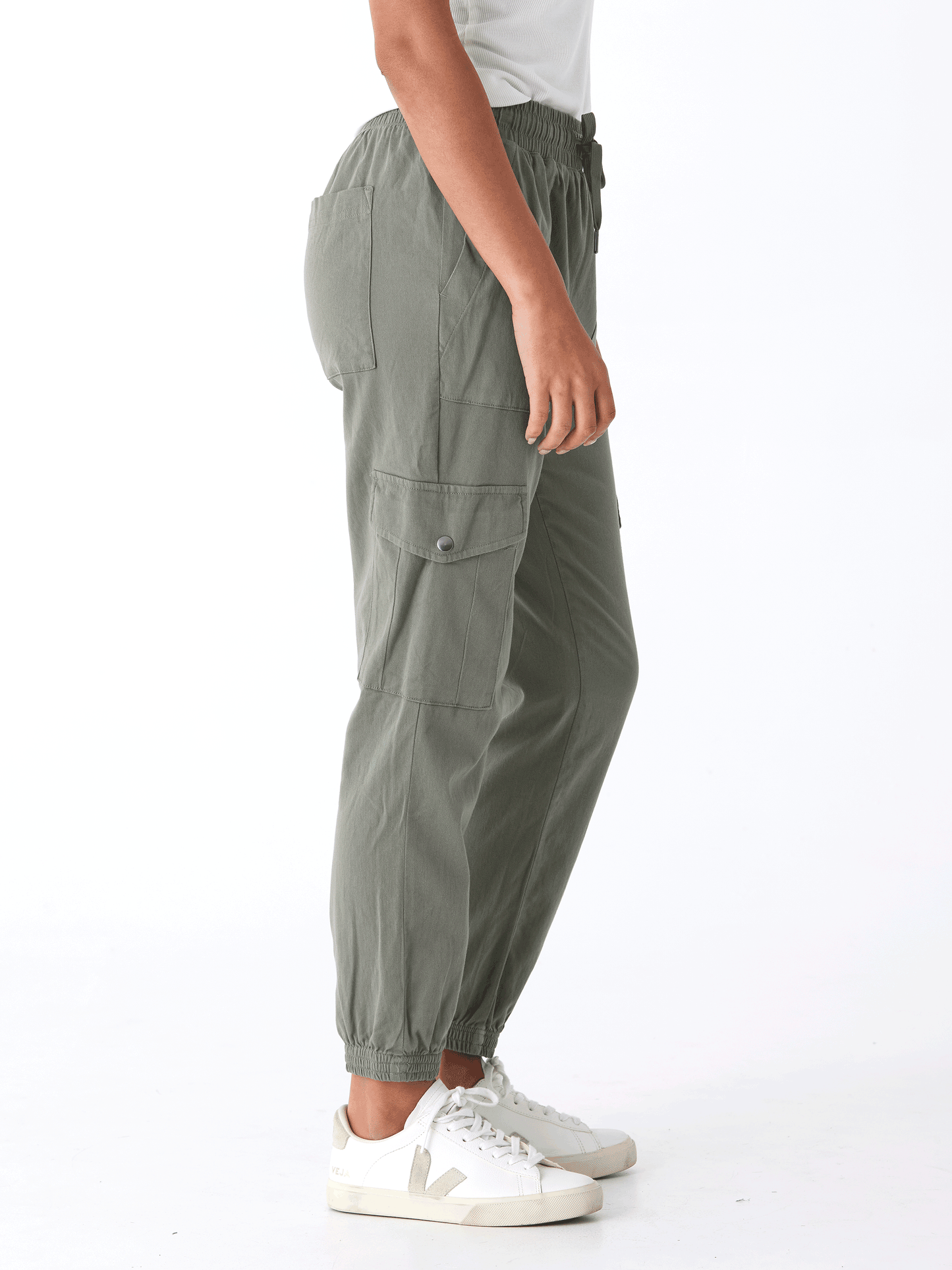 Delilah Stretch Twill Cargo Jogger 27"