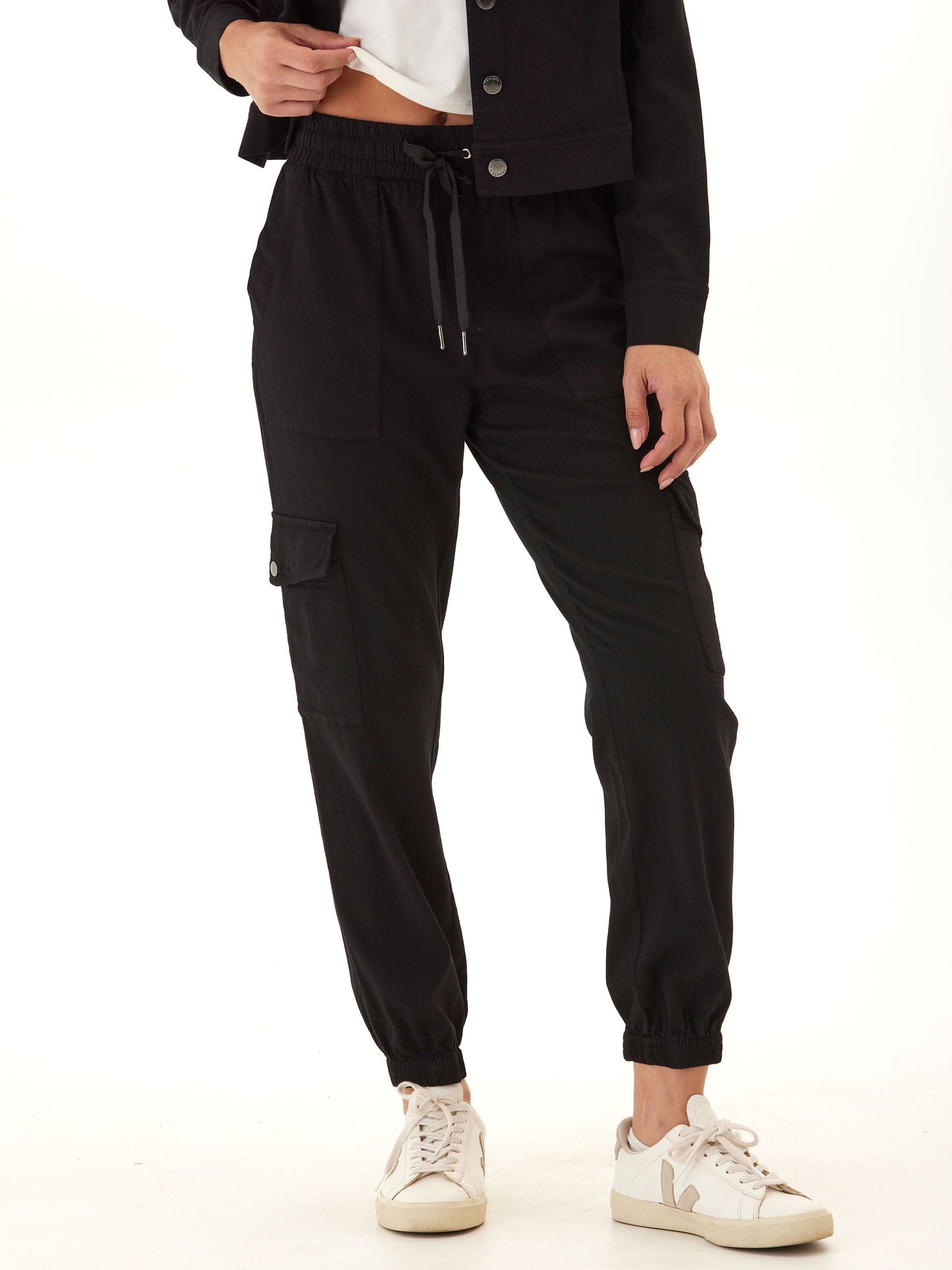 Delilah Stretch Twill Cargo Jogger 27"