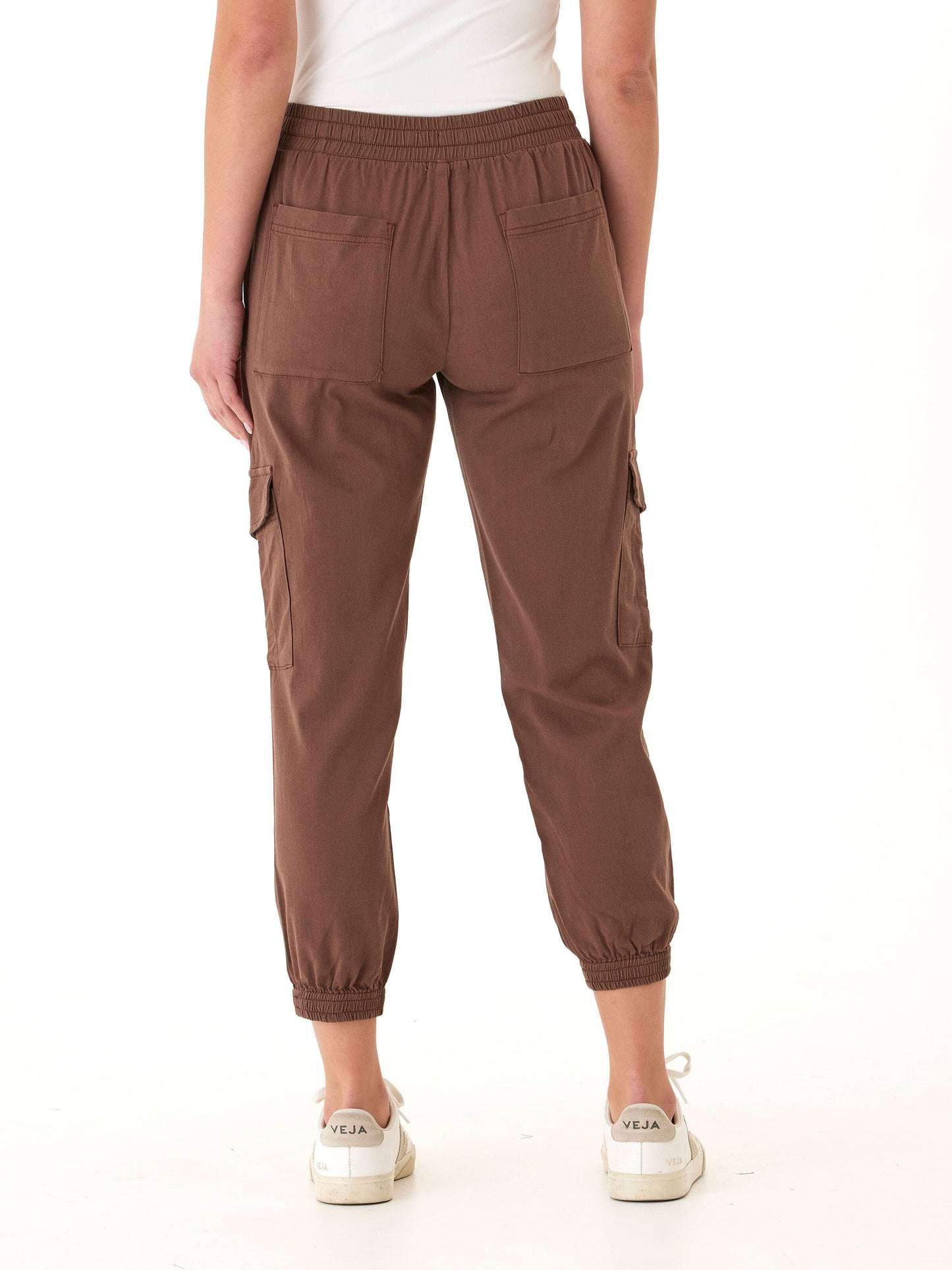 Delilah Stretch Twill Cargo Jogger 27"